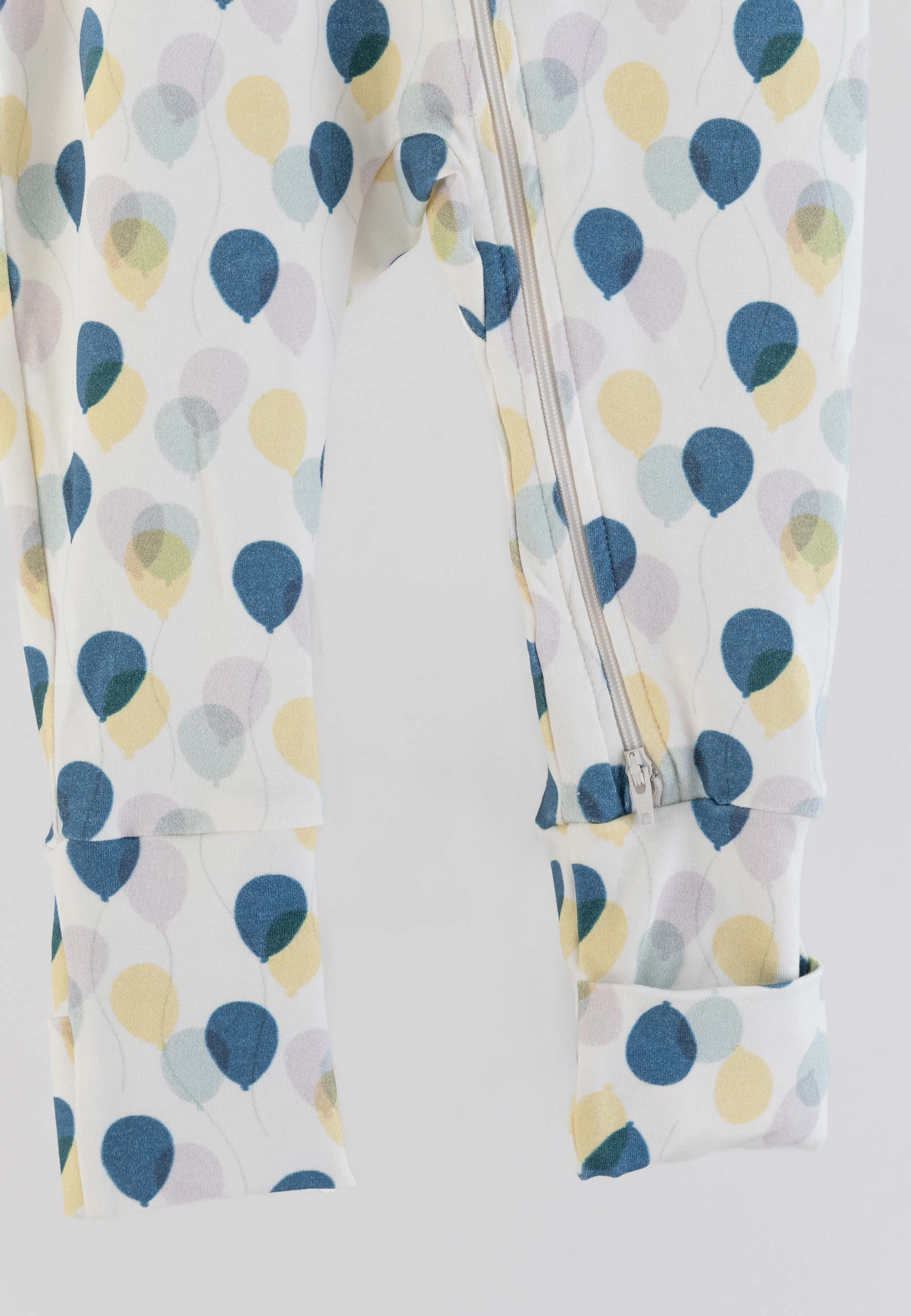 Bamboo Zip Romper - Fly High - Blue Balloon