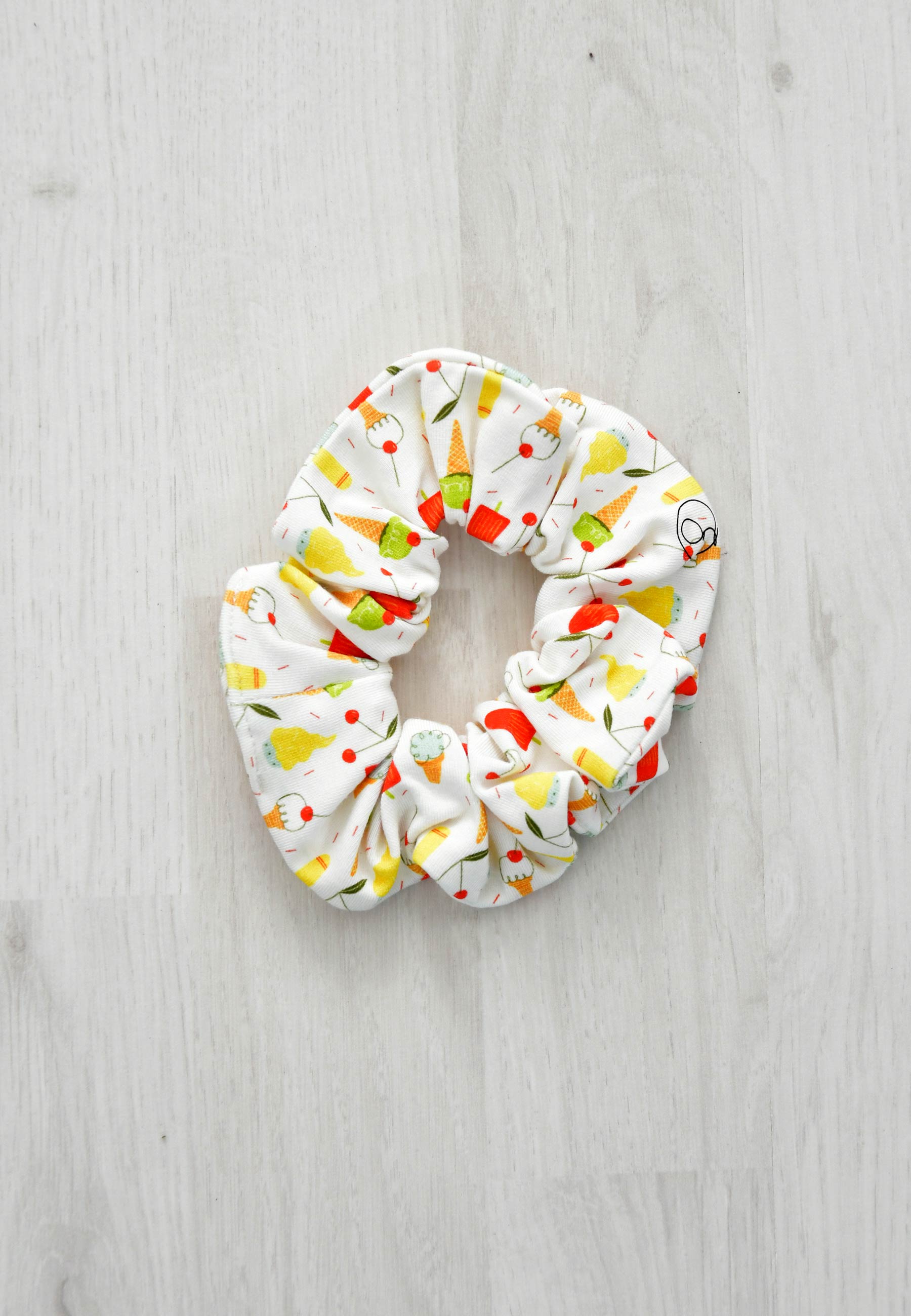 Chouchou in bambù (scrunchie) - Gelatini - Palloncino Blu