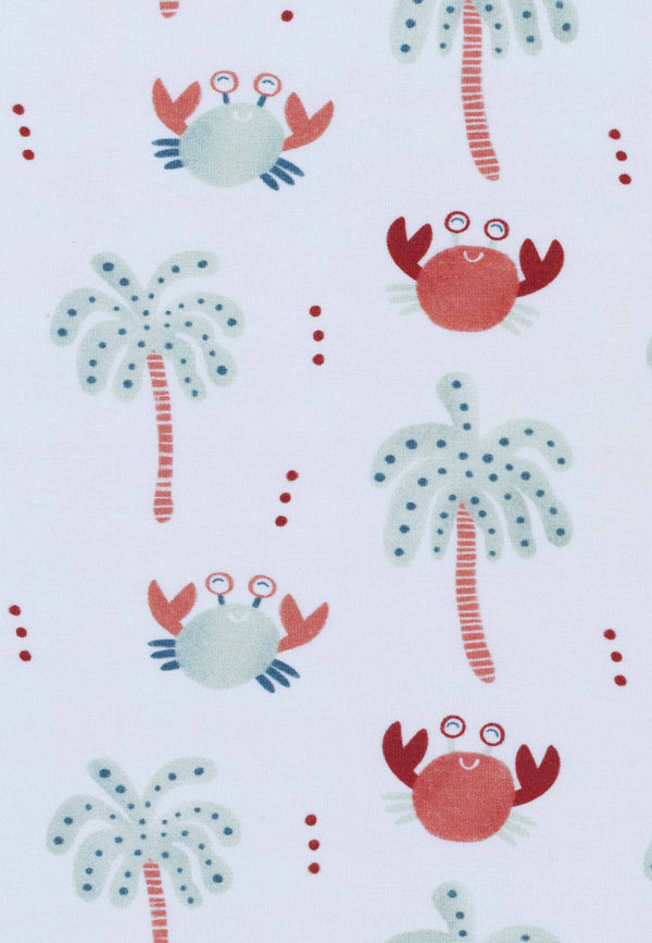 Two-Piece Bamboo Pajamas - Crabs - Blue Balloon
