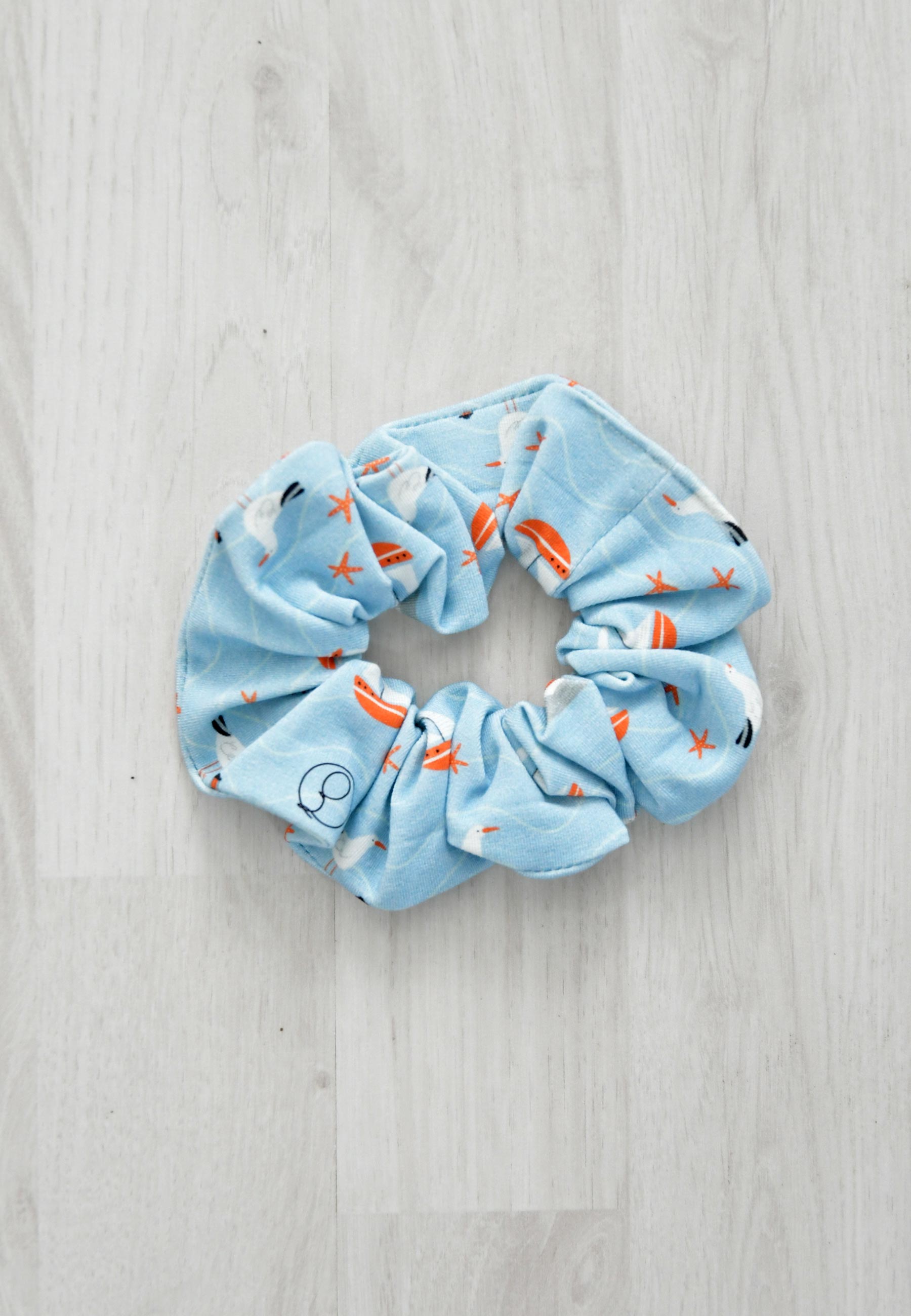 Bamboo Chouchou (scrunchie) - Sea - Blue Balloon