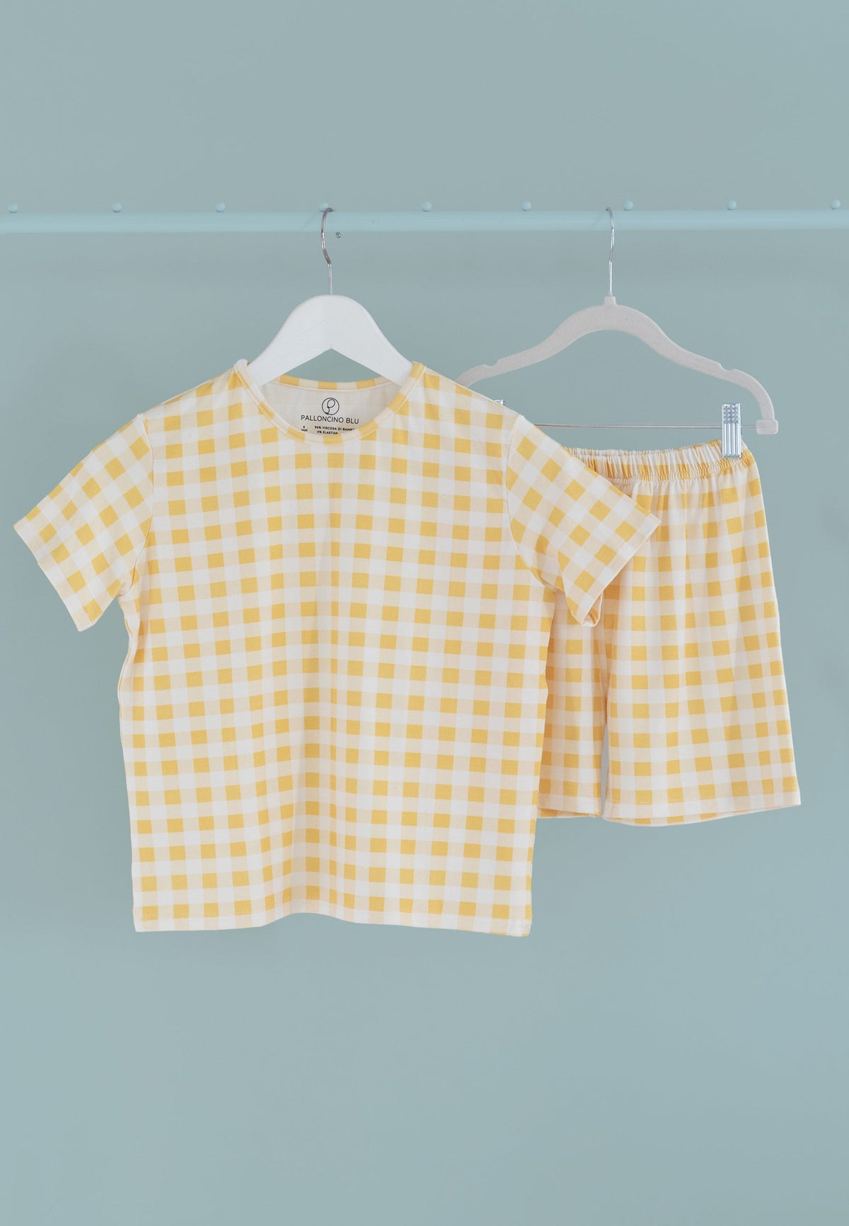 Two-Piece Bamboo Pajamas - Sunshine - Blue Balloon