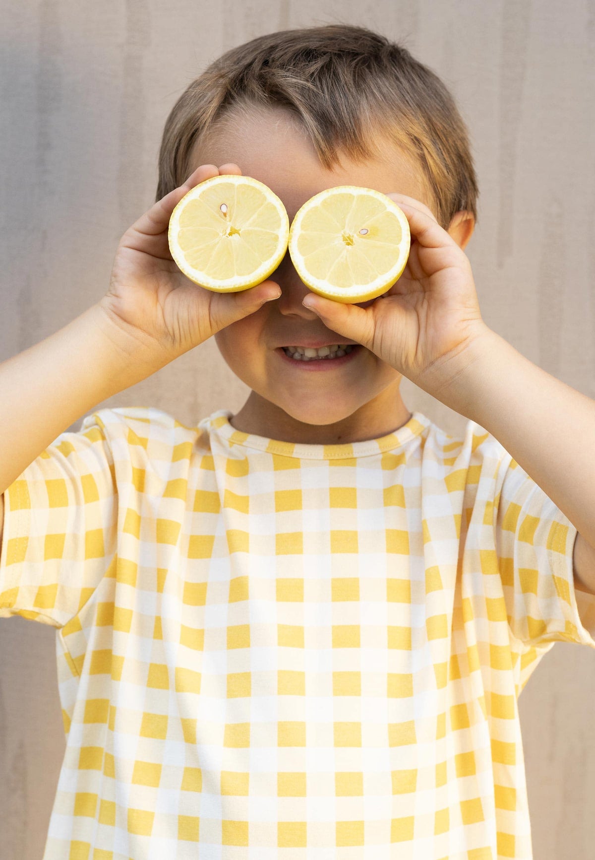 Two-Piece Bamboo Pajamas - Sunshine - Blue Balloon