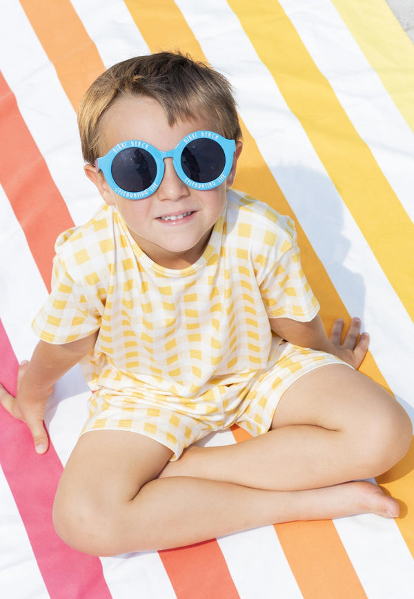 Two-Piece Bamboo Pajamas - Sunshine - Blue Balloon