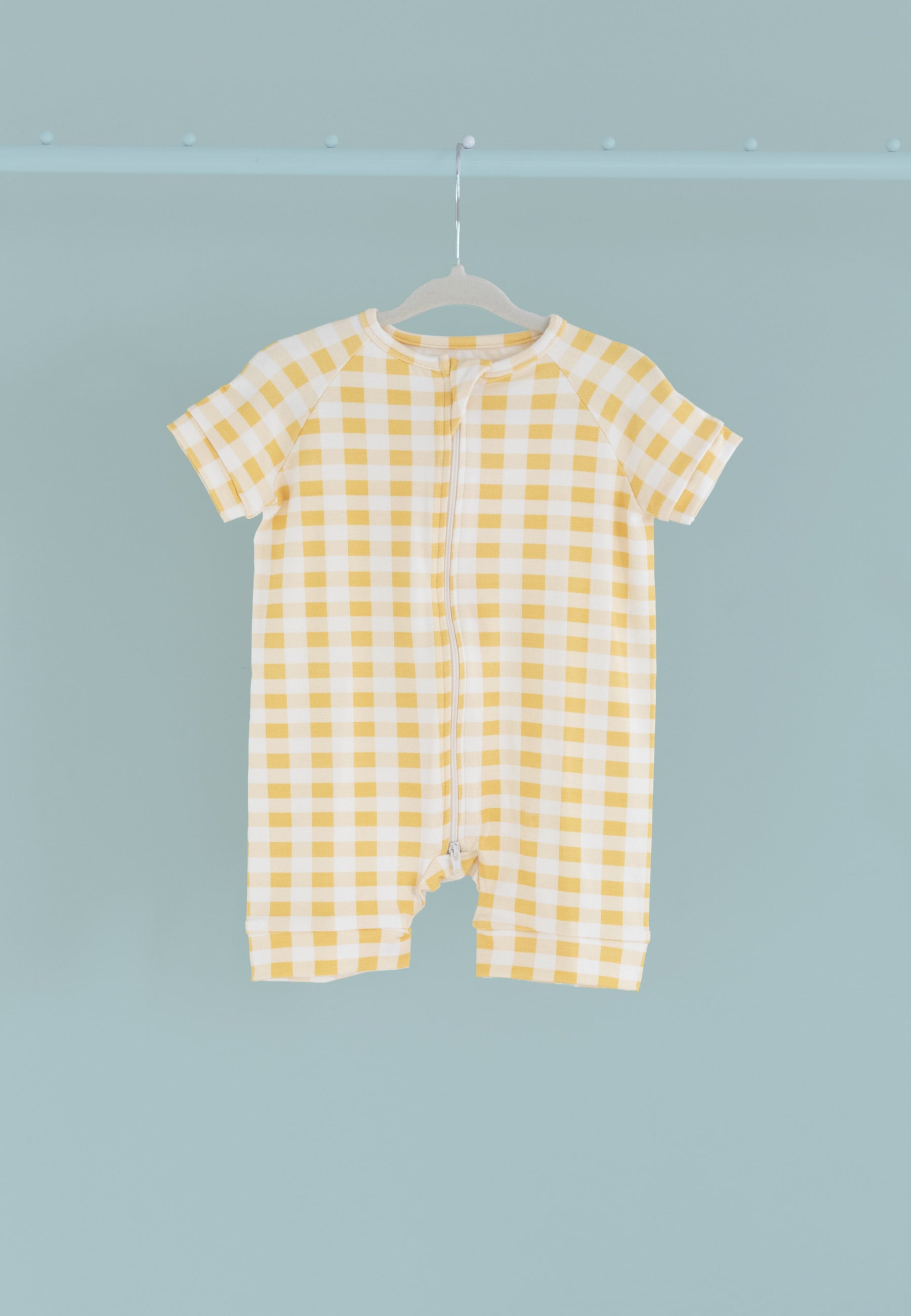 Tutina Zip in Bambù - Sole - Palloncino Blu