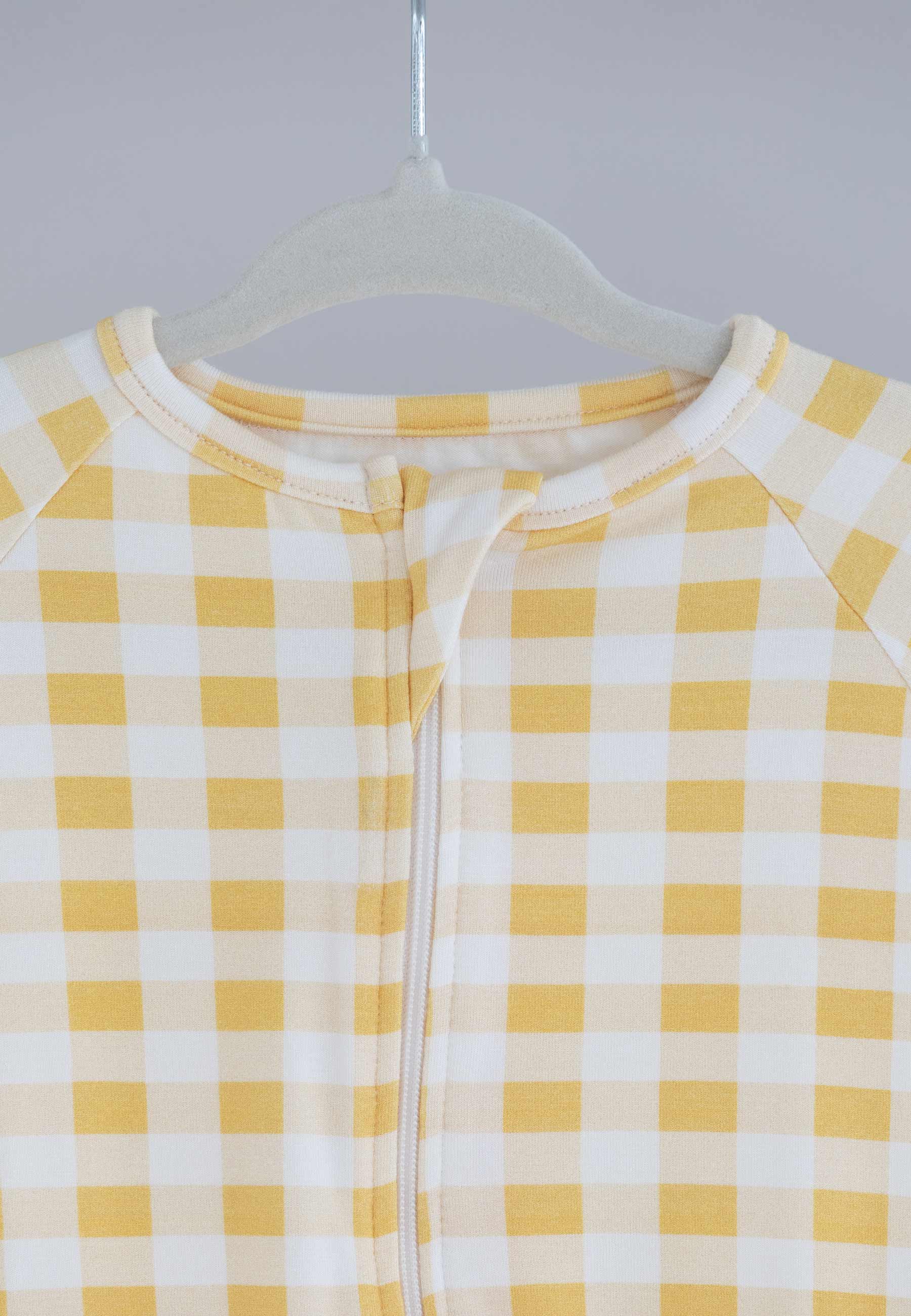 Tutina Zip in Bambù - Sole - Palloncino Blu