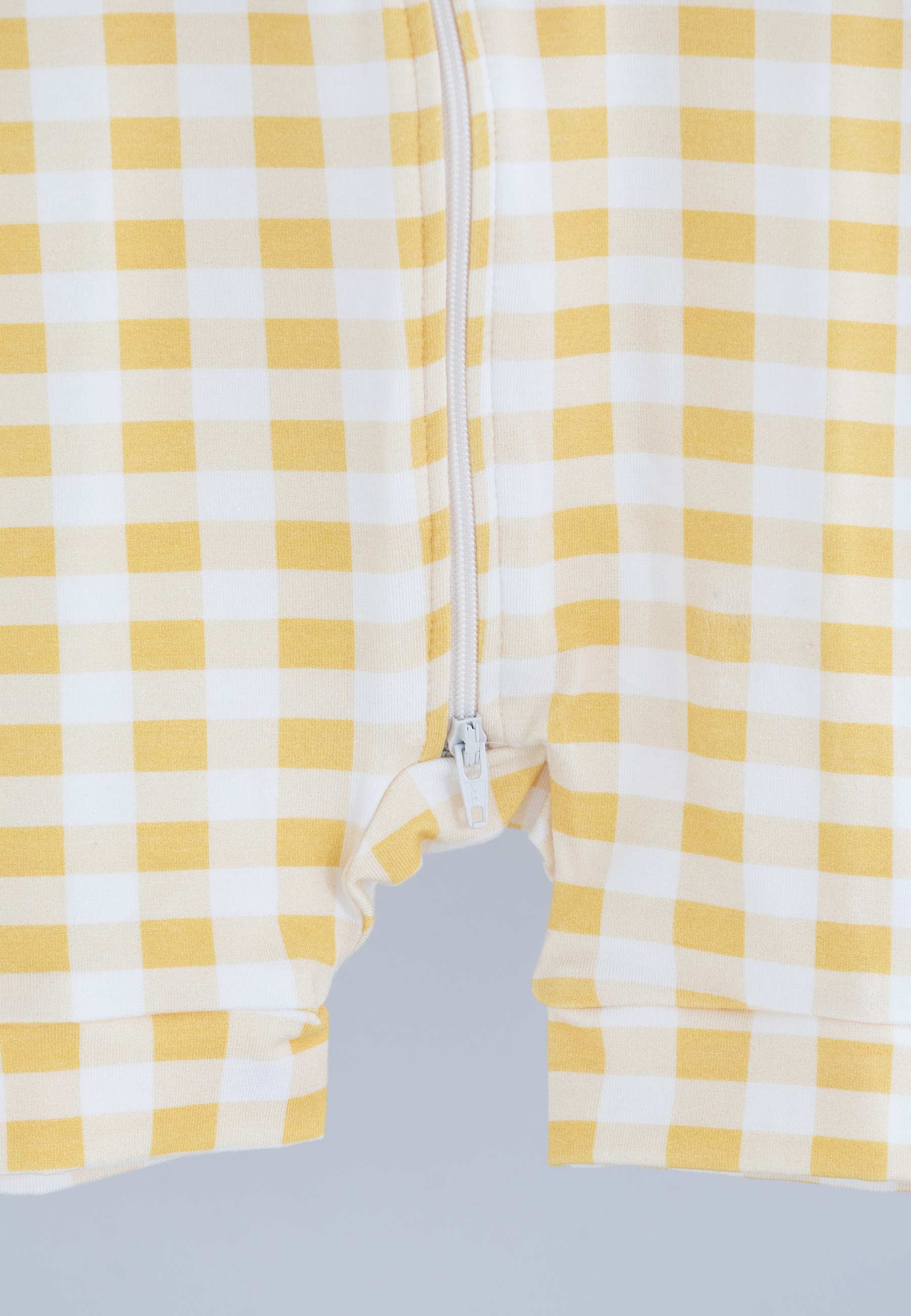 Tutina Zip in Bambù - Sole - Palloncino Blu