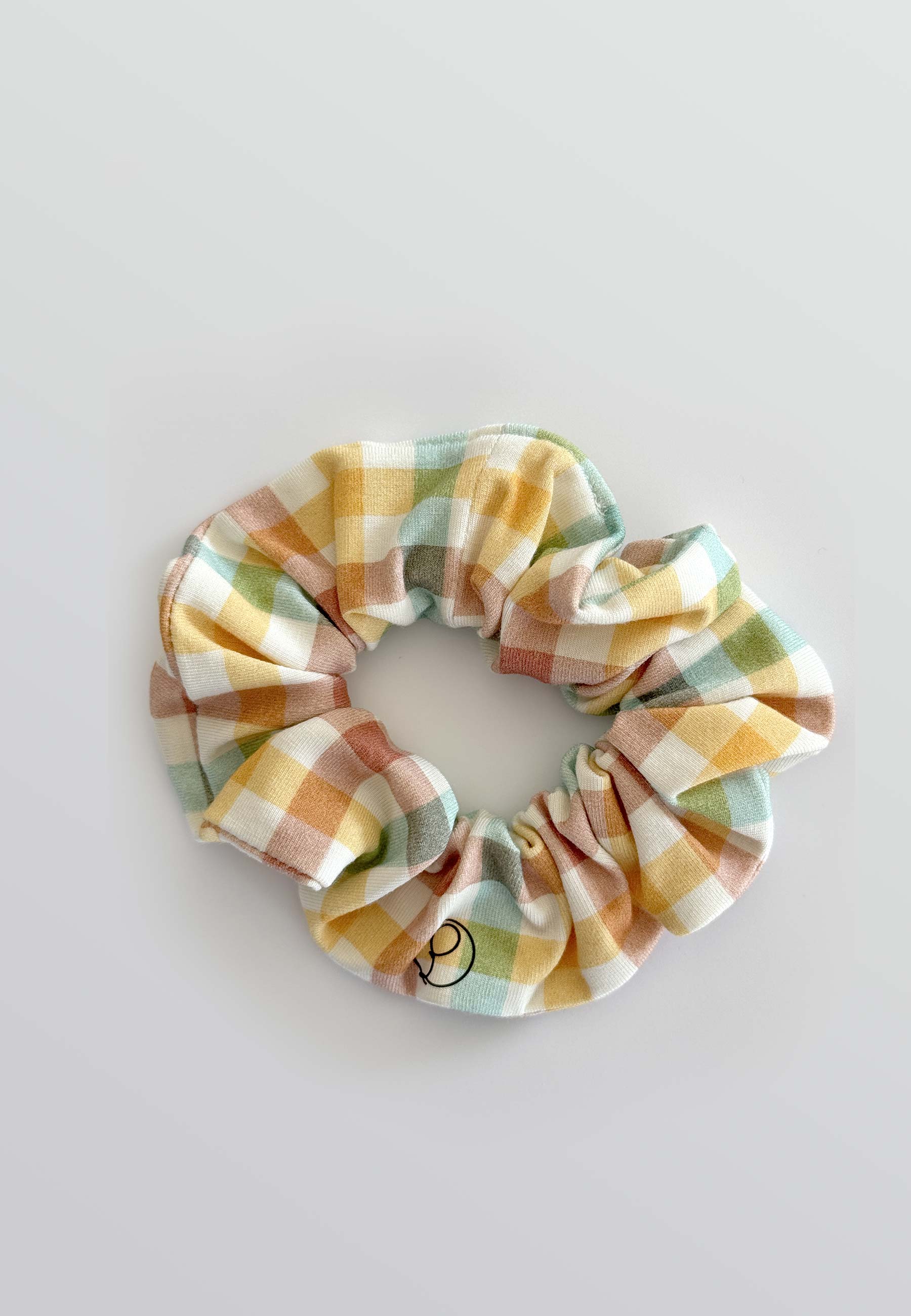 Chouchou in bambù (scrunchie) - Passeggiata nel bosco - Palloncino blu
