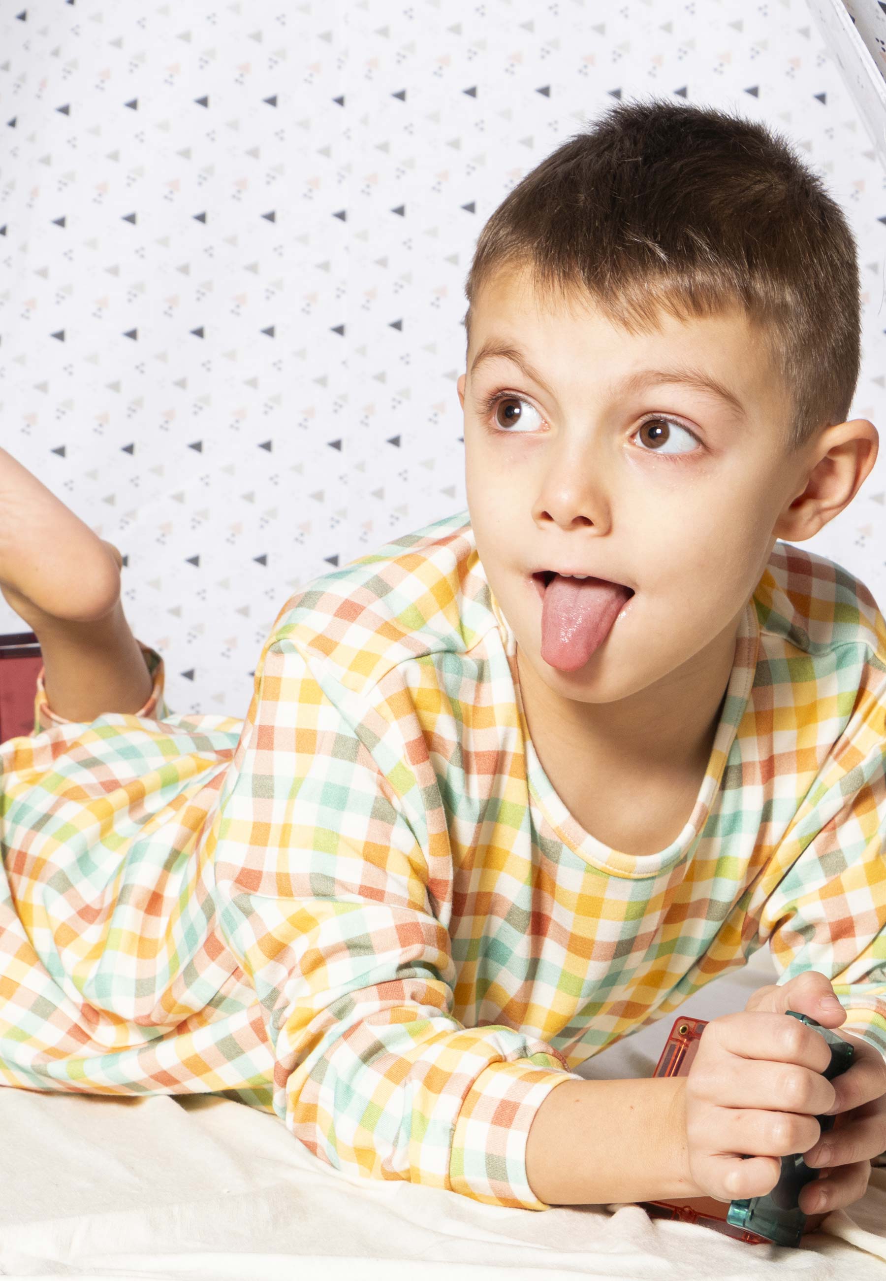 Pigiama due pezzi in bambù - Passeggiata nel bosco - Palloncino blu