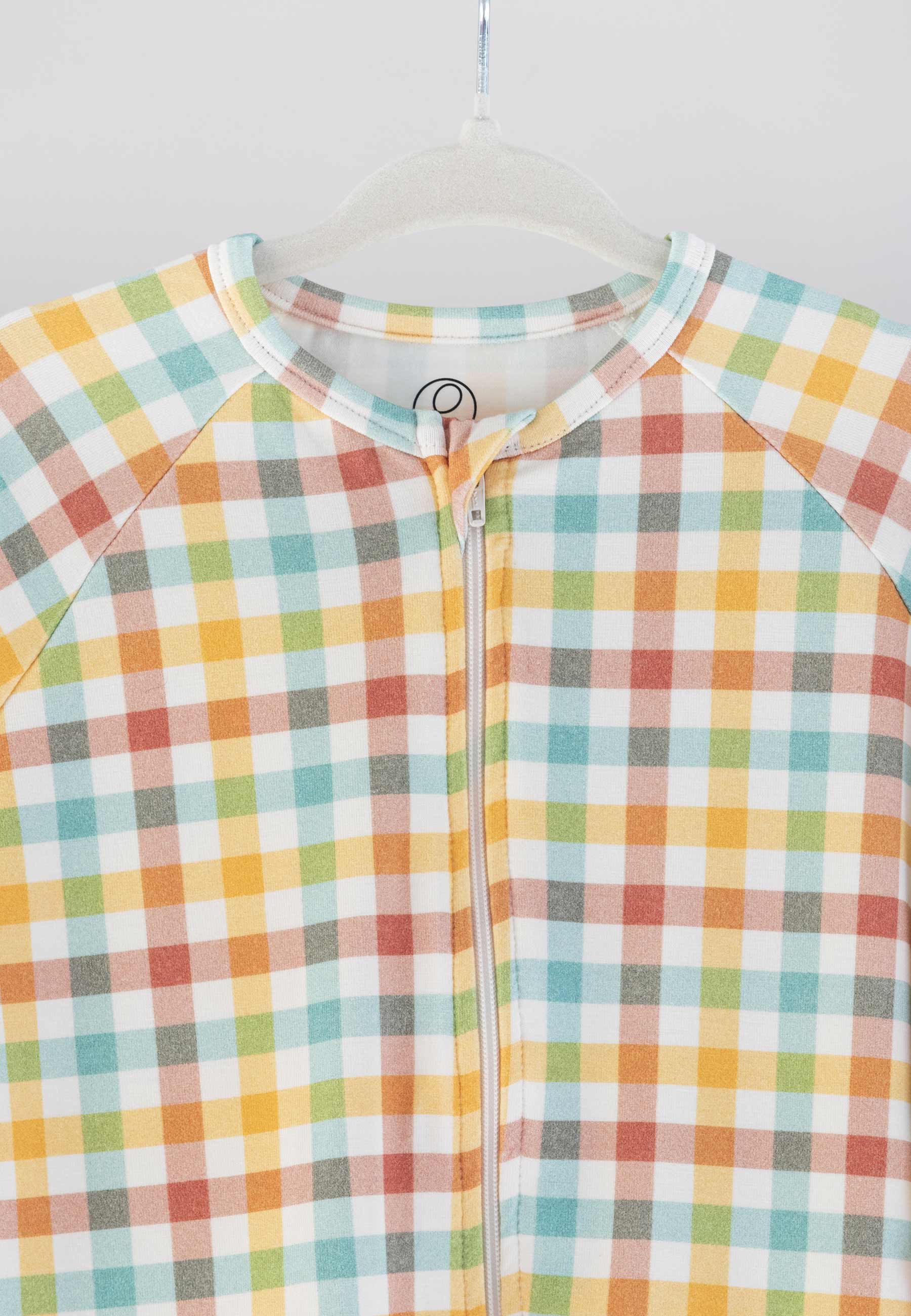 Bamboo Zip Romper - Woodland Walk - Blue Balloon