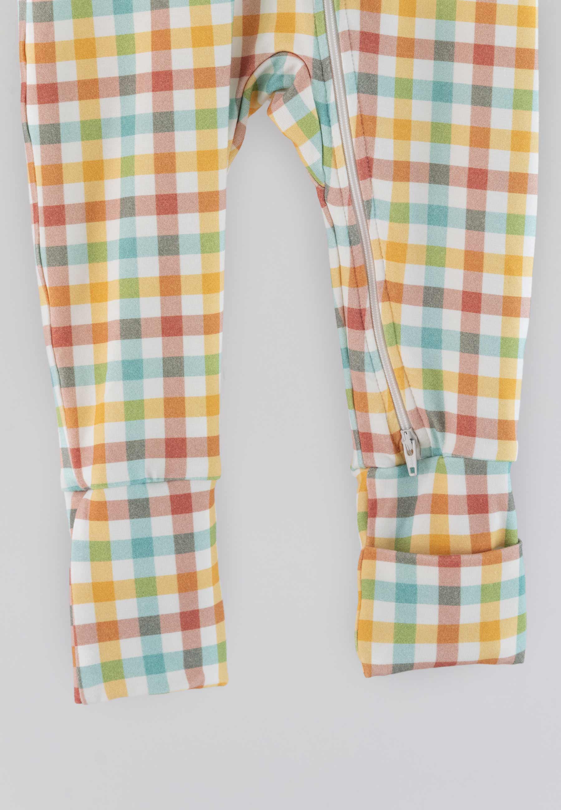 Bamboo Zip Romper - Woodland Walk - Blue Balloon