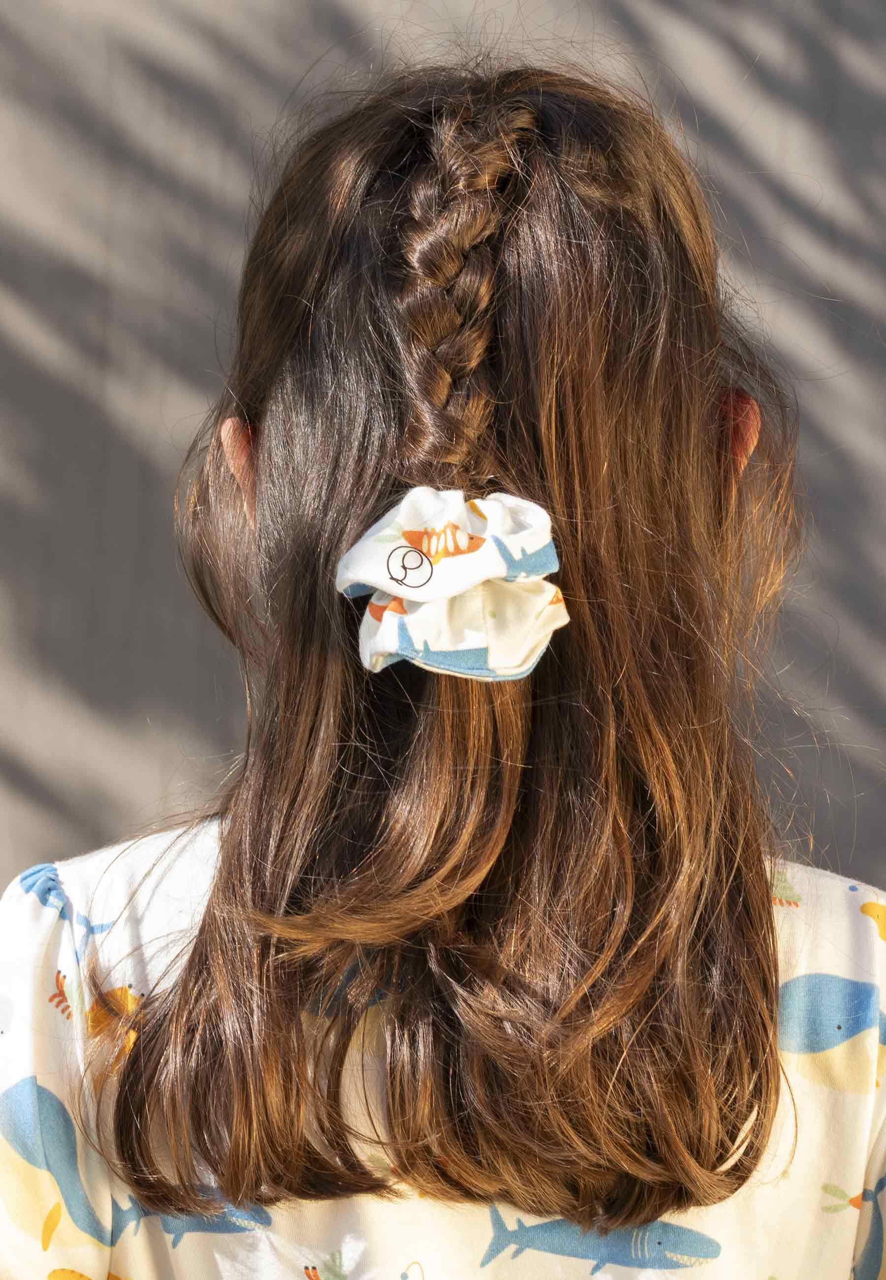Bamboo Chouchou (scrunchie) - Underwater - Blue Balloon