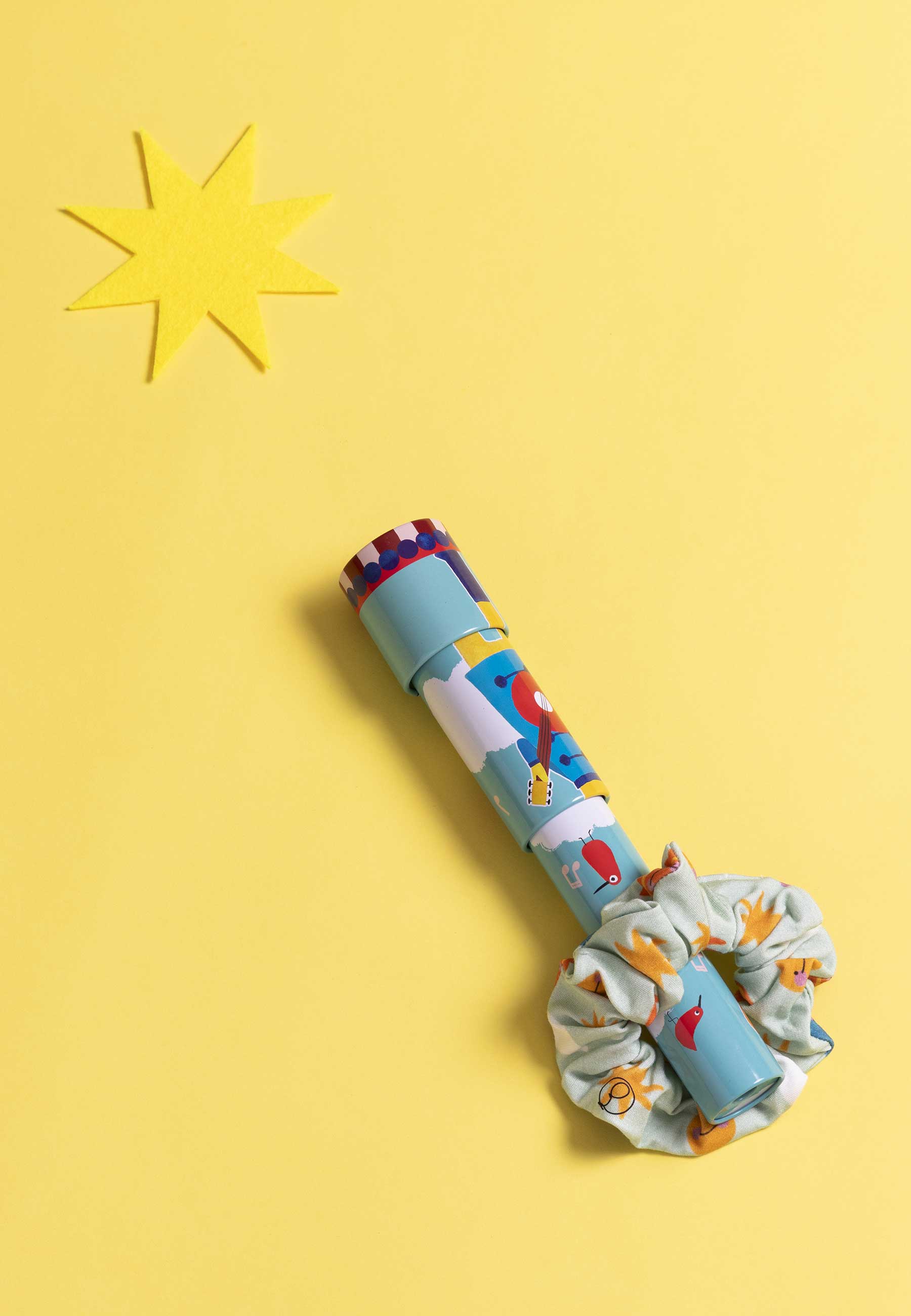 Bamboo Chouchou (scrunchie) - Out of this World! - Blue Balloon