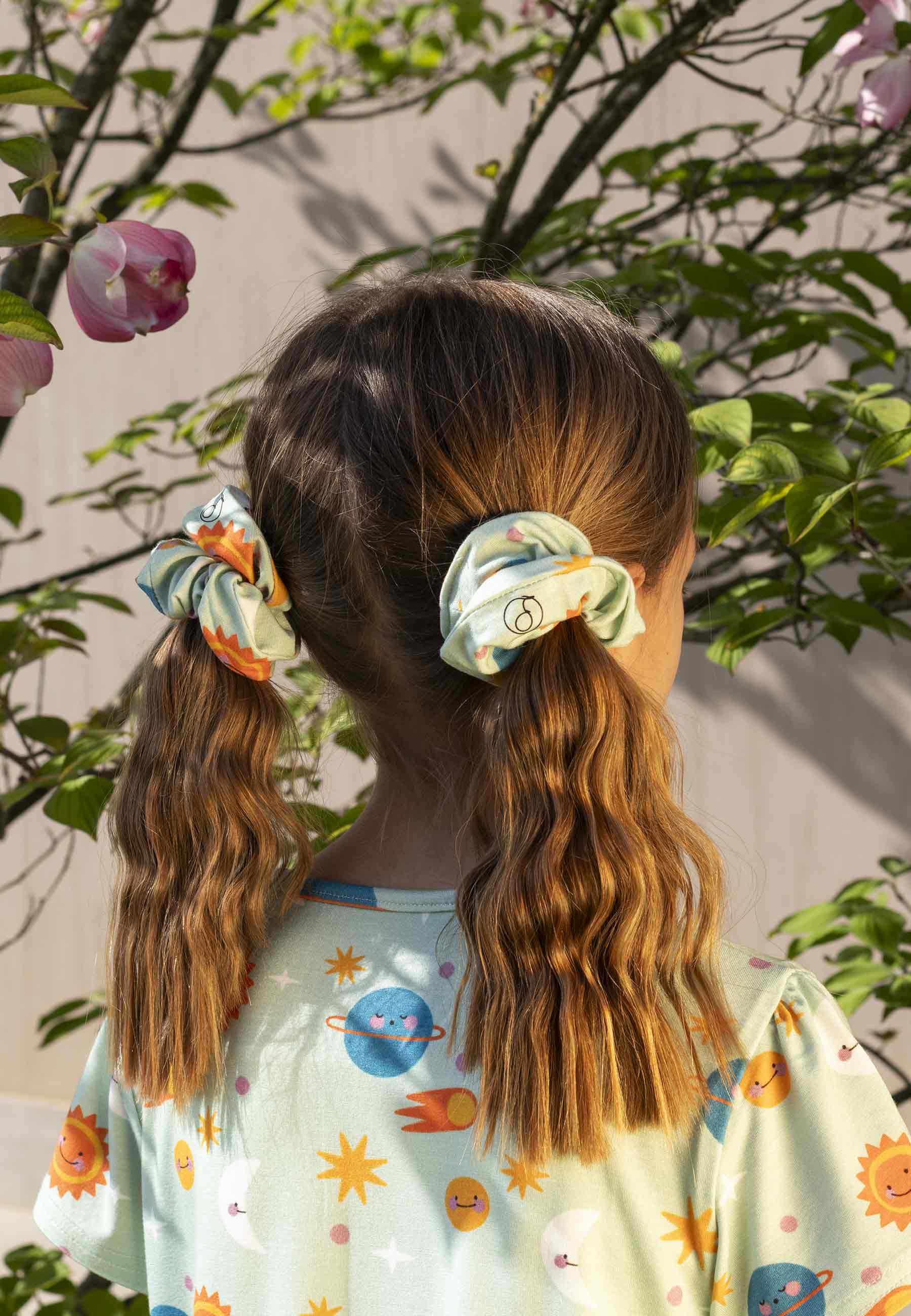 Bamboo Chouchou (scrunchie) - Out of this World! - Blue Balloon