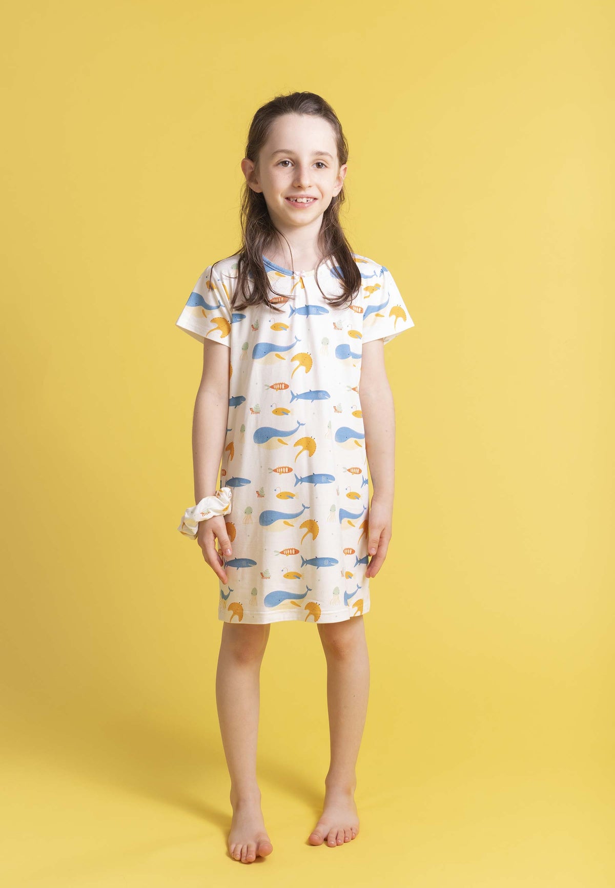 Bamboo Nightgown - Underwater - Blue Balloon