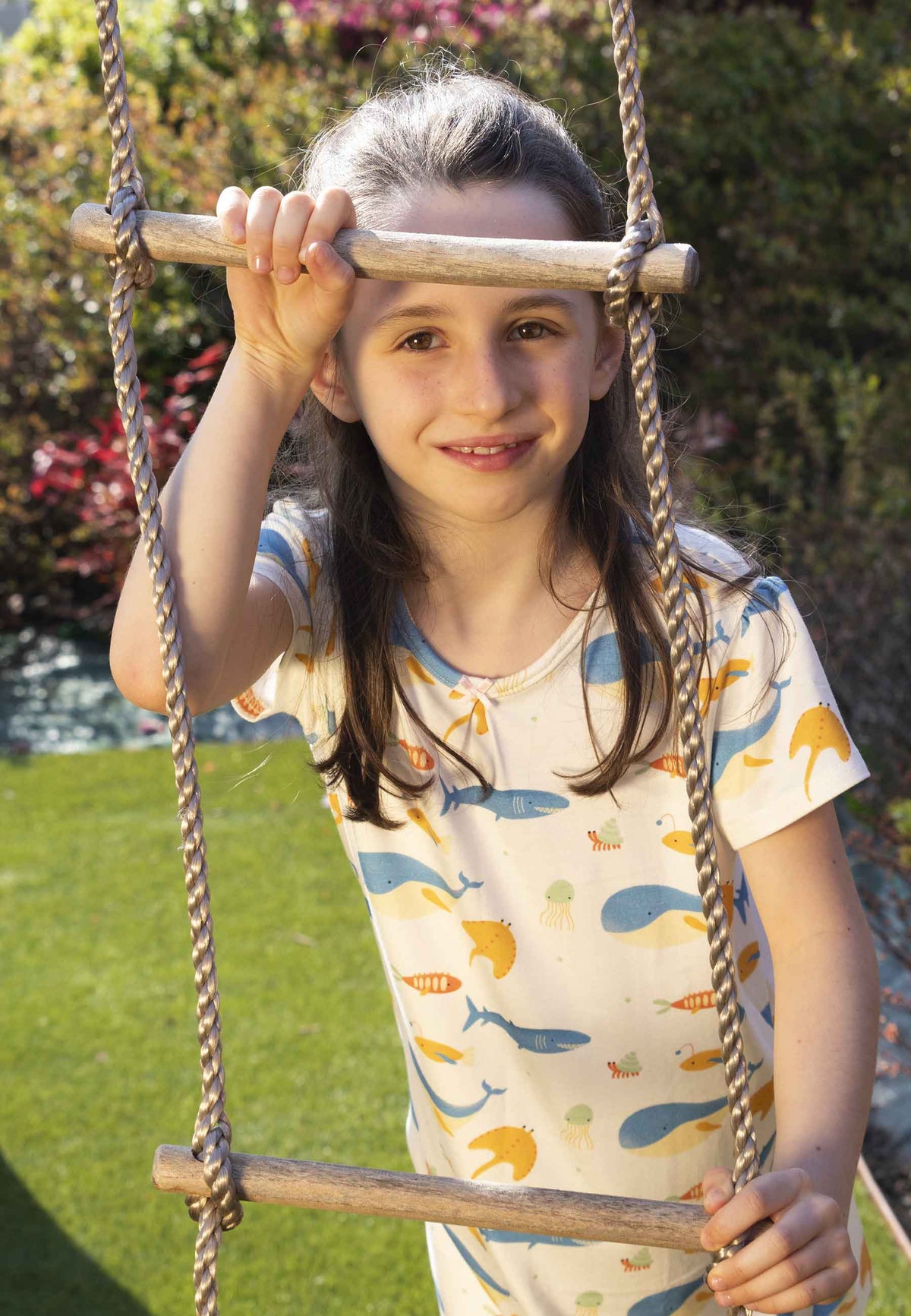 Bamboo Nightgown - Underwater - Blue Balloon