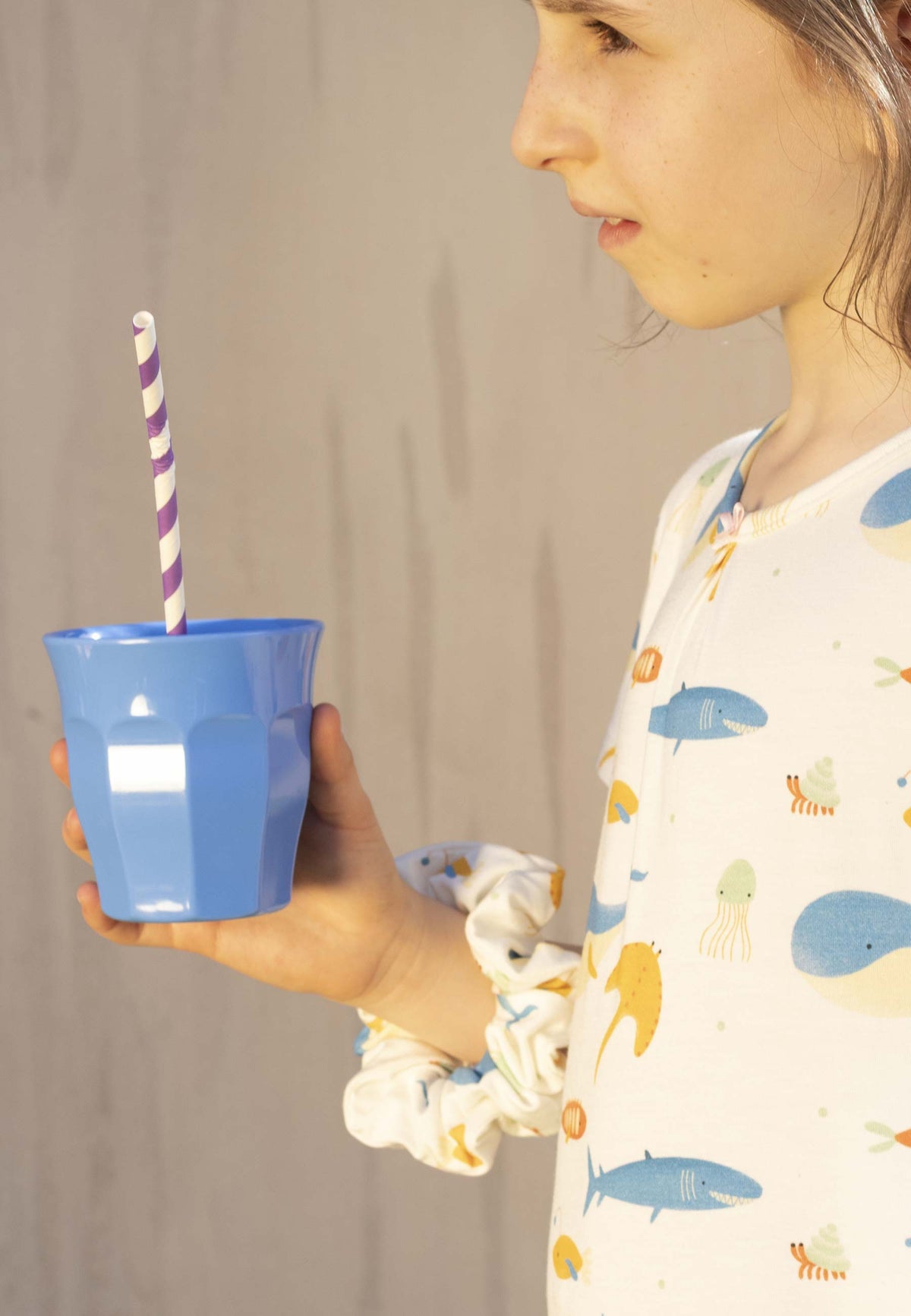 Bamboo Nightgown - Underwater - Blue Balloon