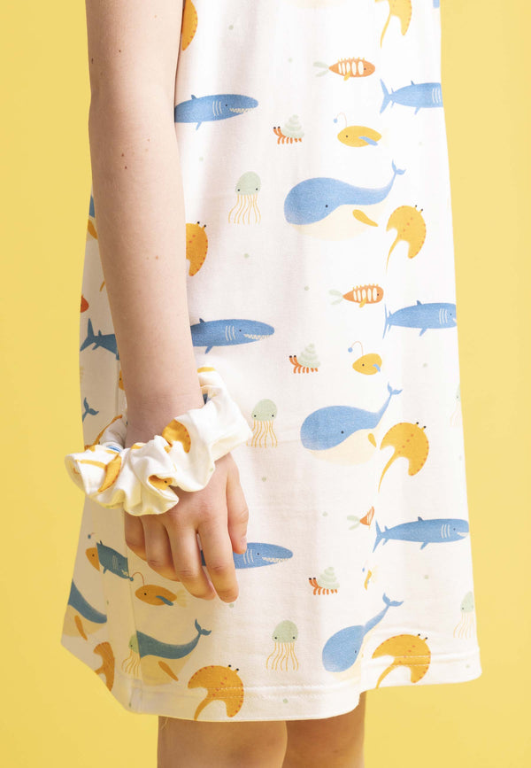 Bamboo Nightgown - Underwater - Blue Balloon