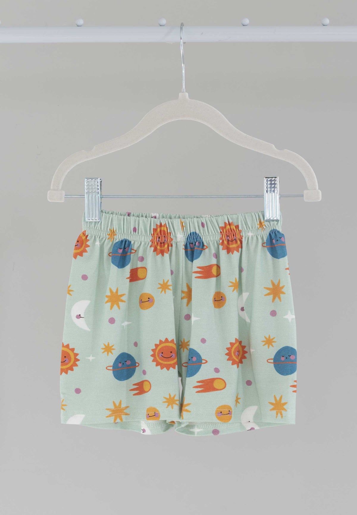Two-Piece Bamboo Pajamas - Space! - Blue Balloon