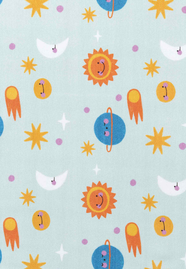 Camicia da notte in bambù - Spaziale! - Palloncino blu