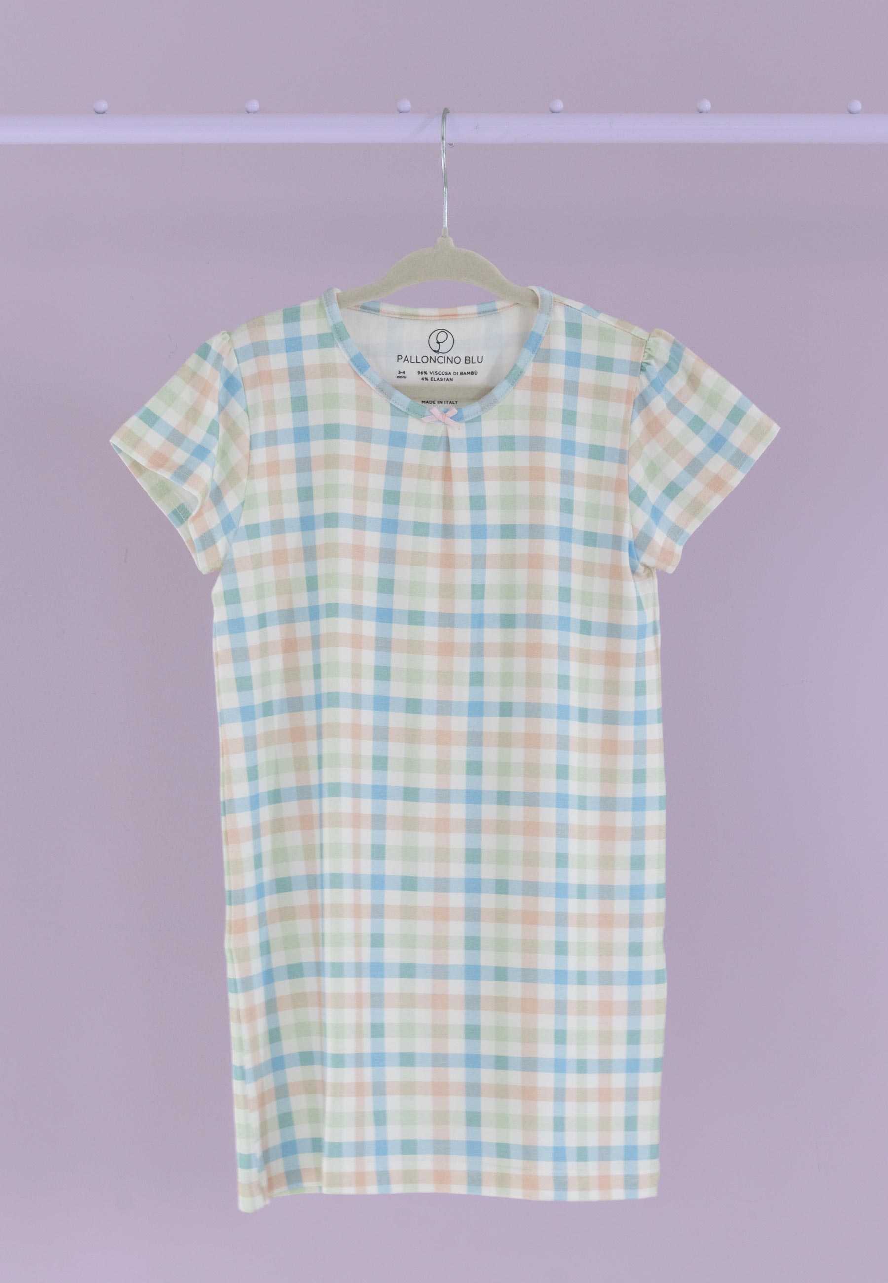 Bamboo Nightgown - Sunny Picnic - Blue Balloon