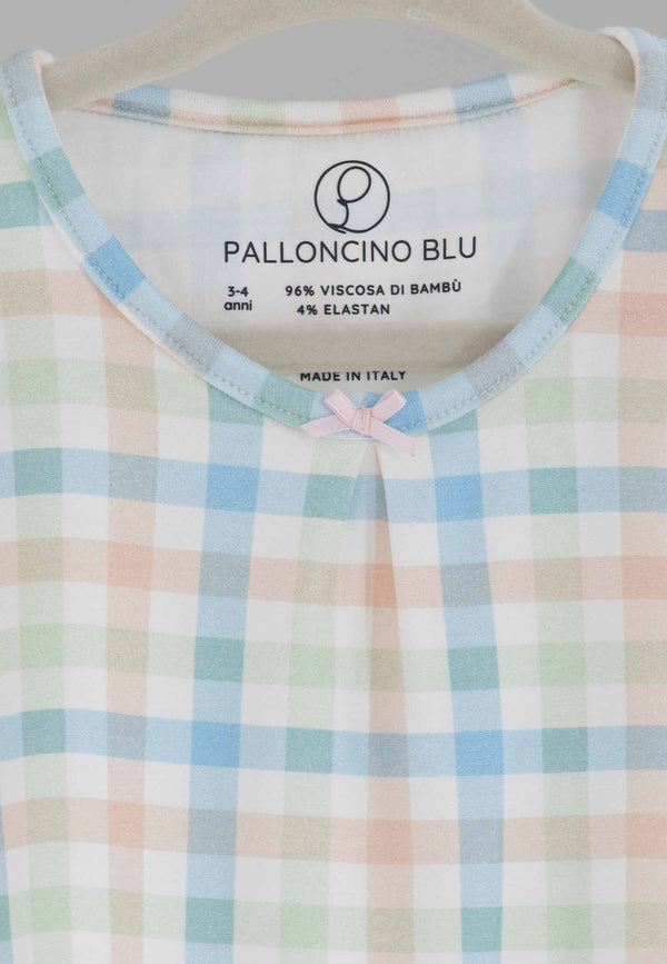 Bamboo Nightgown - Sunny Picnic - Blue Balloon
