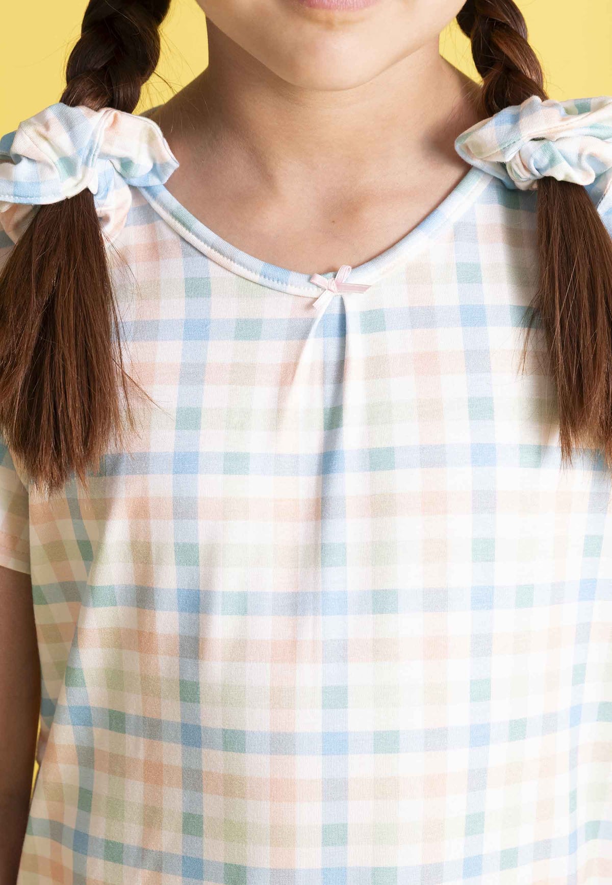 Bamboo Nightgown - Sunny Picnic - Blue Balloon