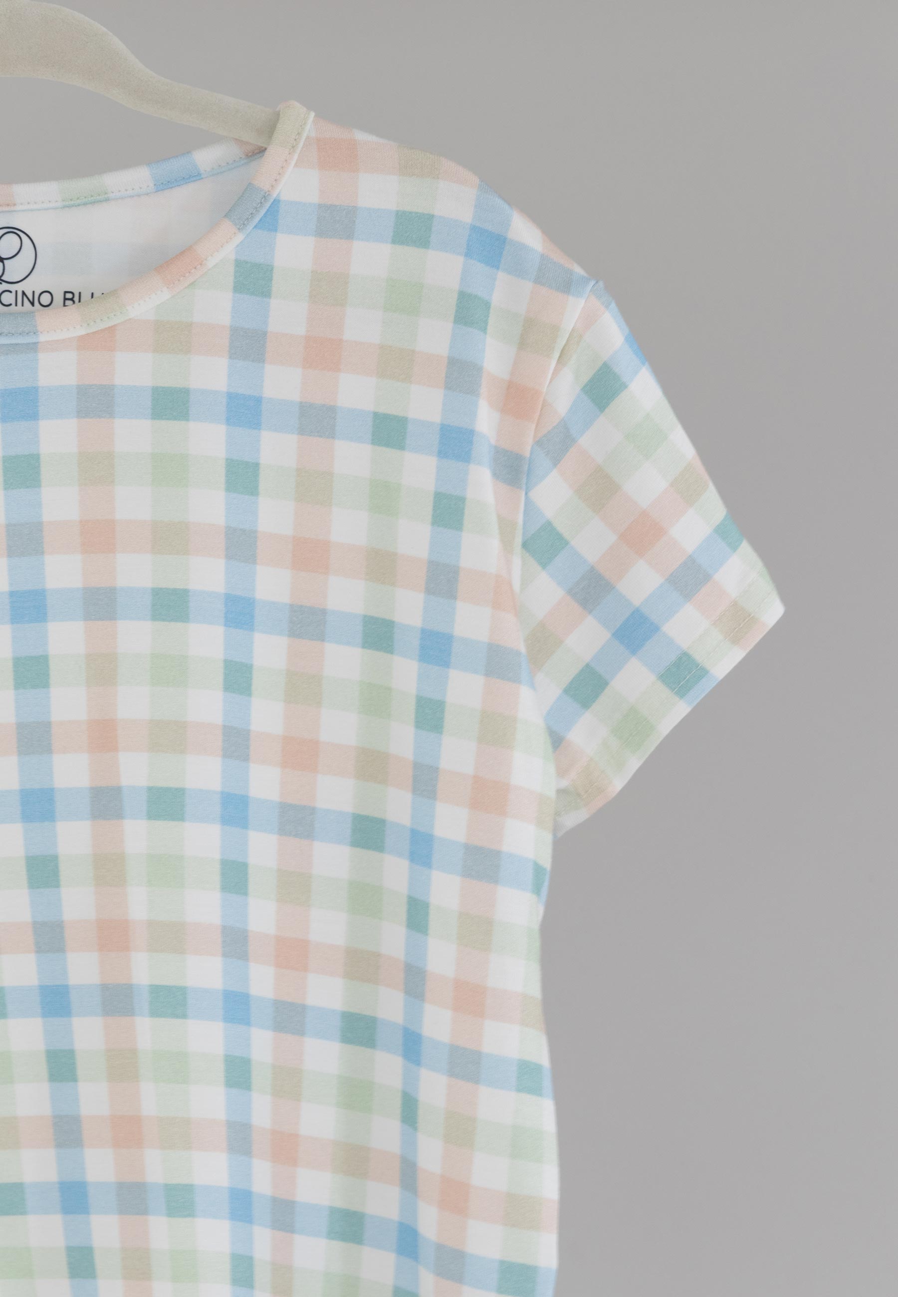Two-Piece Bamboo Pajamas - Sunny Picnic - Blue Balloon