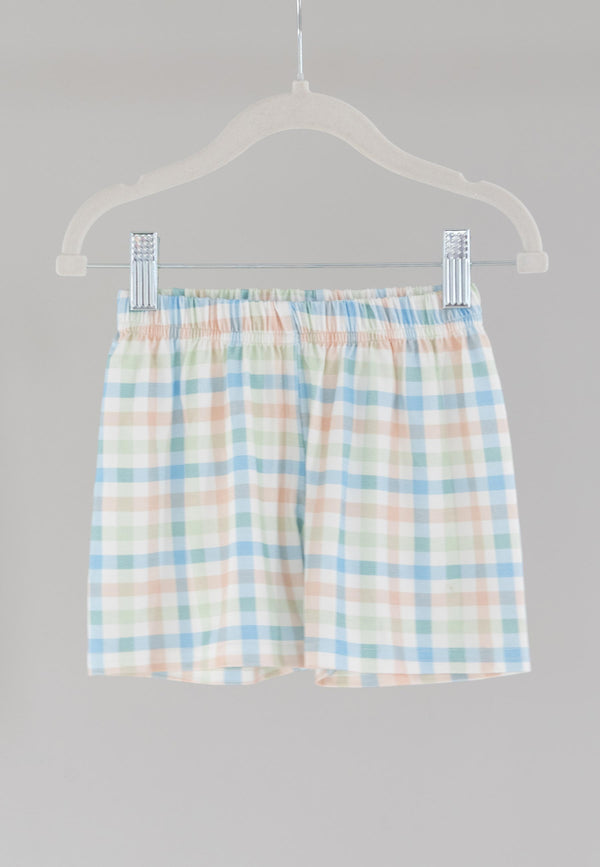 Two-Piece Bamboo Pajamas - Sunny Picnic - Blue Balloon