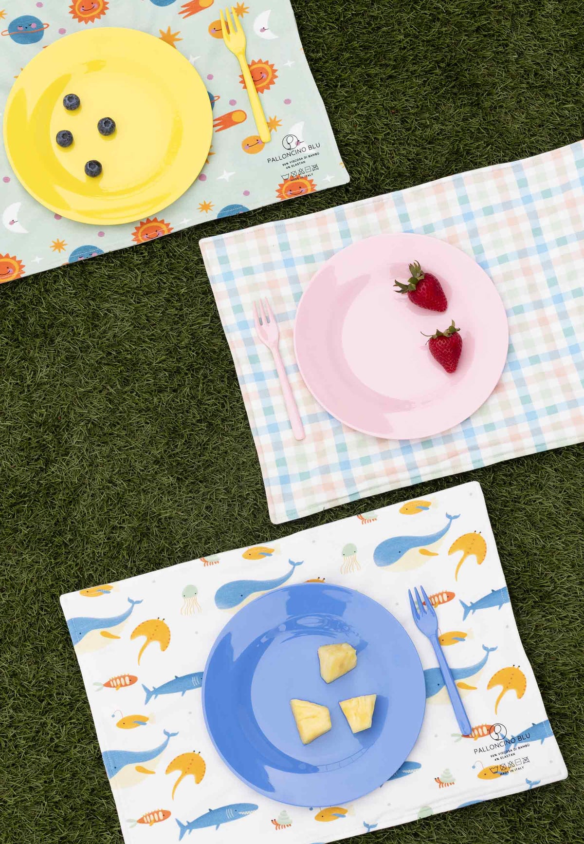 Tovagliette per la colazione Happy - Palloncino blu
