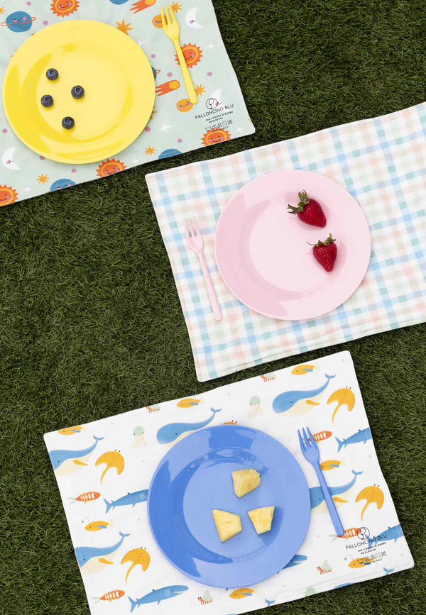 Tovagliette per la colazione Happy - Palloncino blu