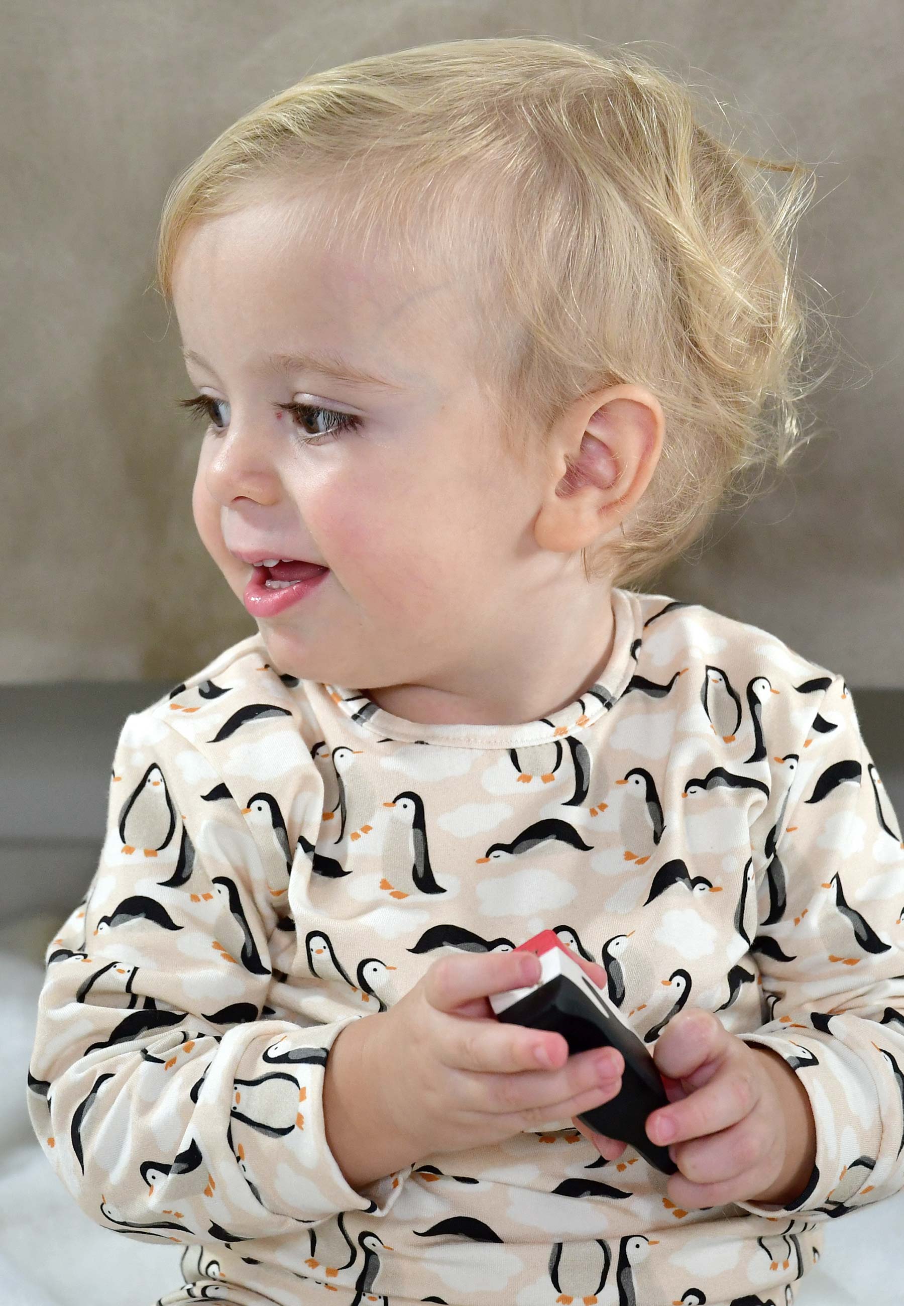 Two-Piece Bamboo Pajamas - Penguins - Blue Balloon