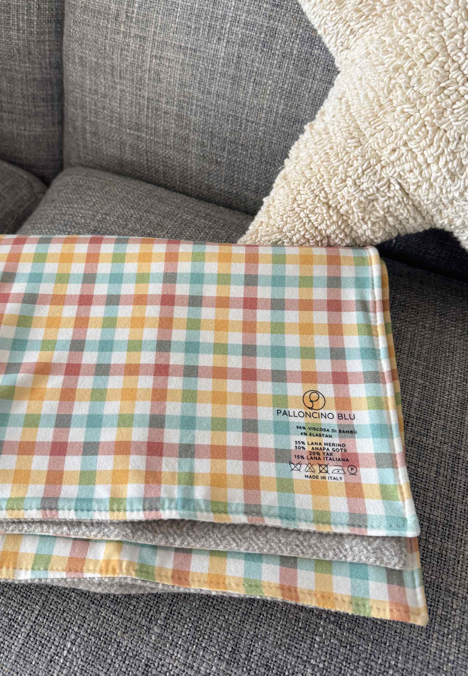 Bamboo Blankets - Embrace - Beige Wool - Blue Balloon