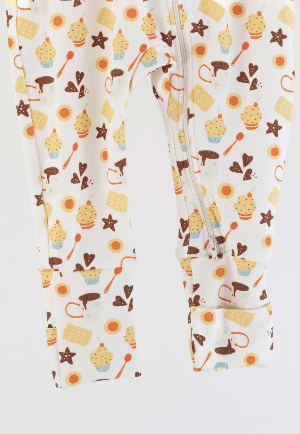 Tutina con zip in bambù - Facciamo merenda - Palloncino blu