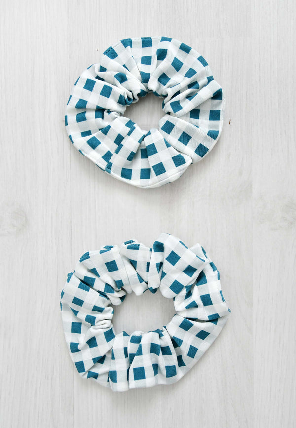 Chouchou in bambù (scrunchie) - Abete - Palloncino Blu