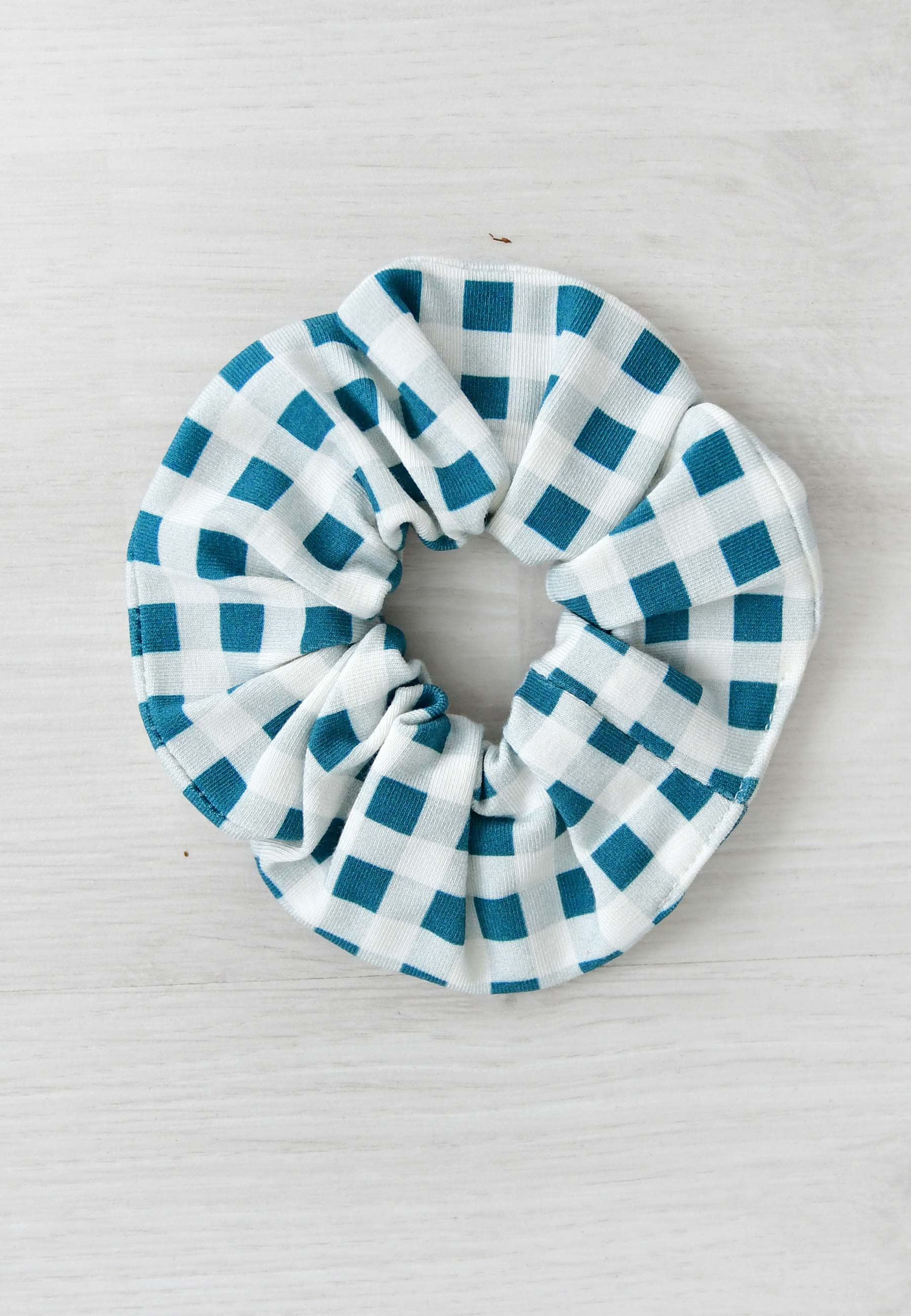 Chouchou in bambù (scrunchie) - Abete - Palloncino Blu