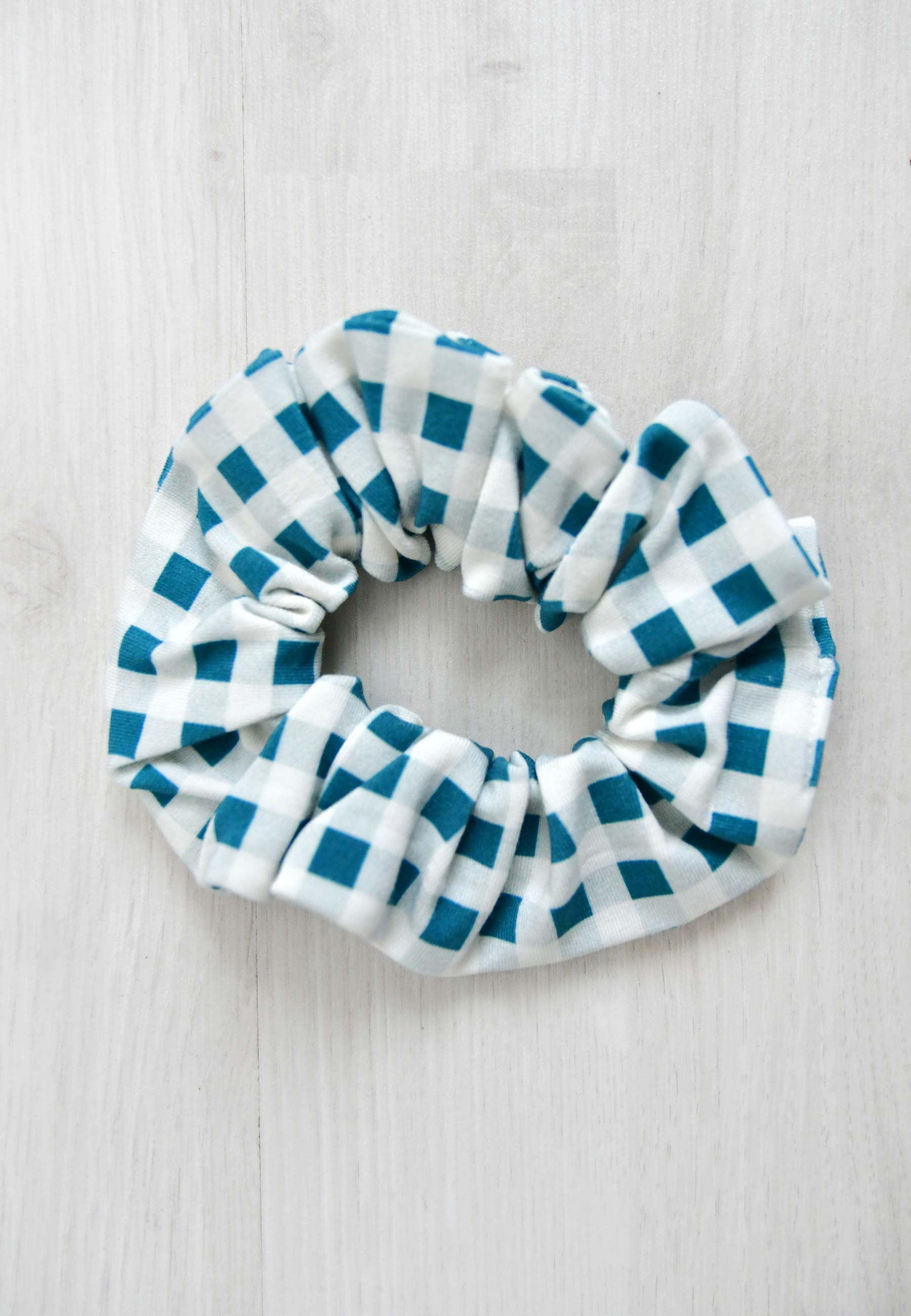 Chouchou in bambù (scrunchie) - Abete - Palloncino Blu