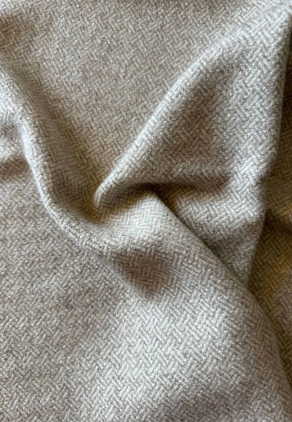 Coperte in Bambù - Abbraccio - Lana Beige - Palloncino Blu