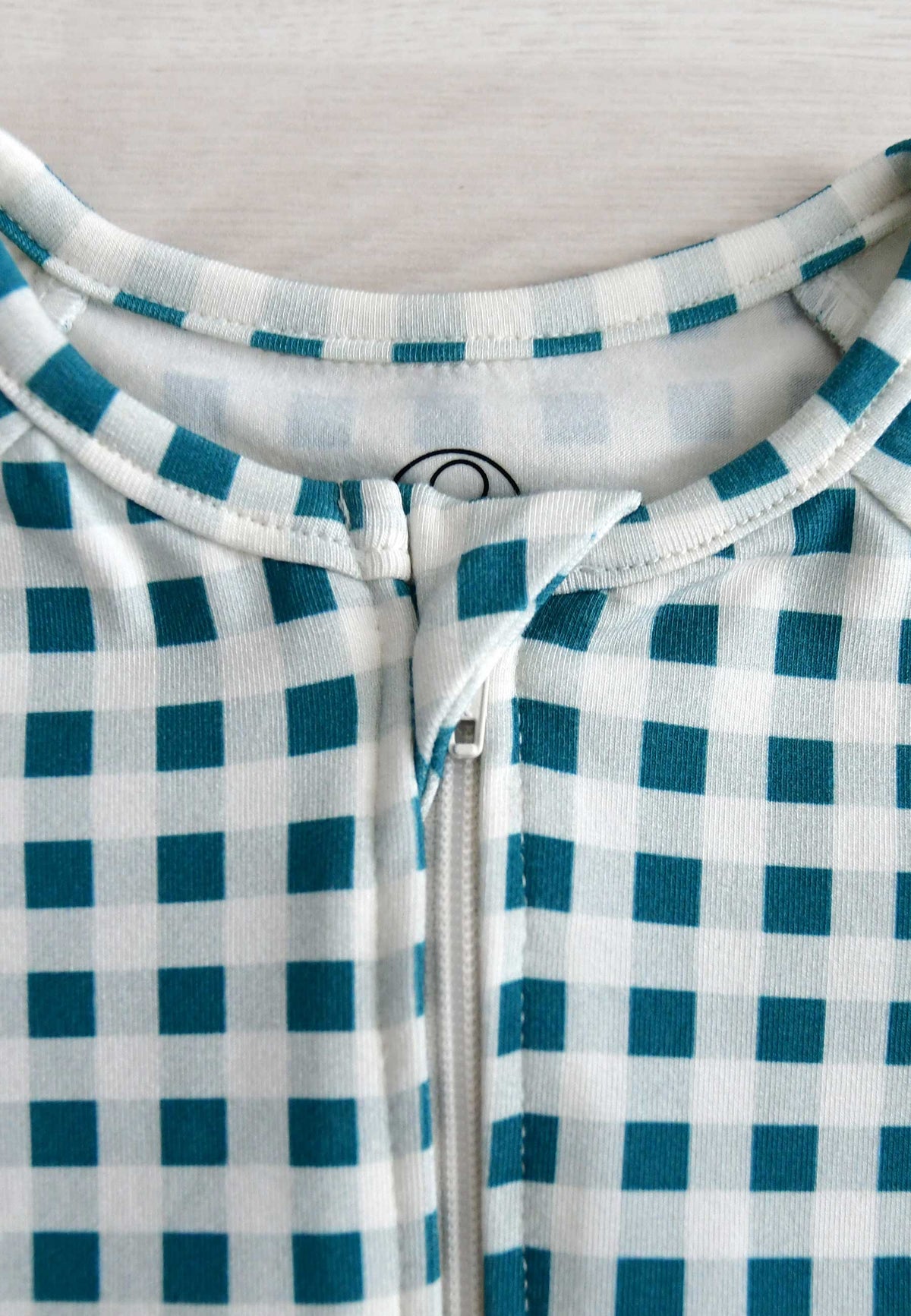 Bamboo Zip Romper - Fir - Blue Balloon
