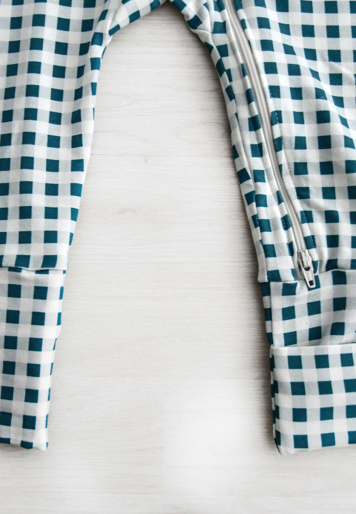 Bamboo Zip Romper - Fir - Blue Balloon