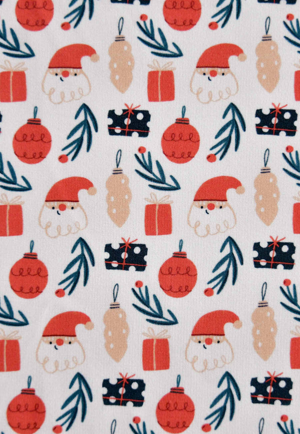 Bamboo Zip Romper - Christmas Magic - Blue Balloon
