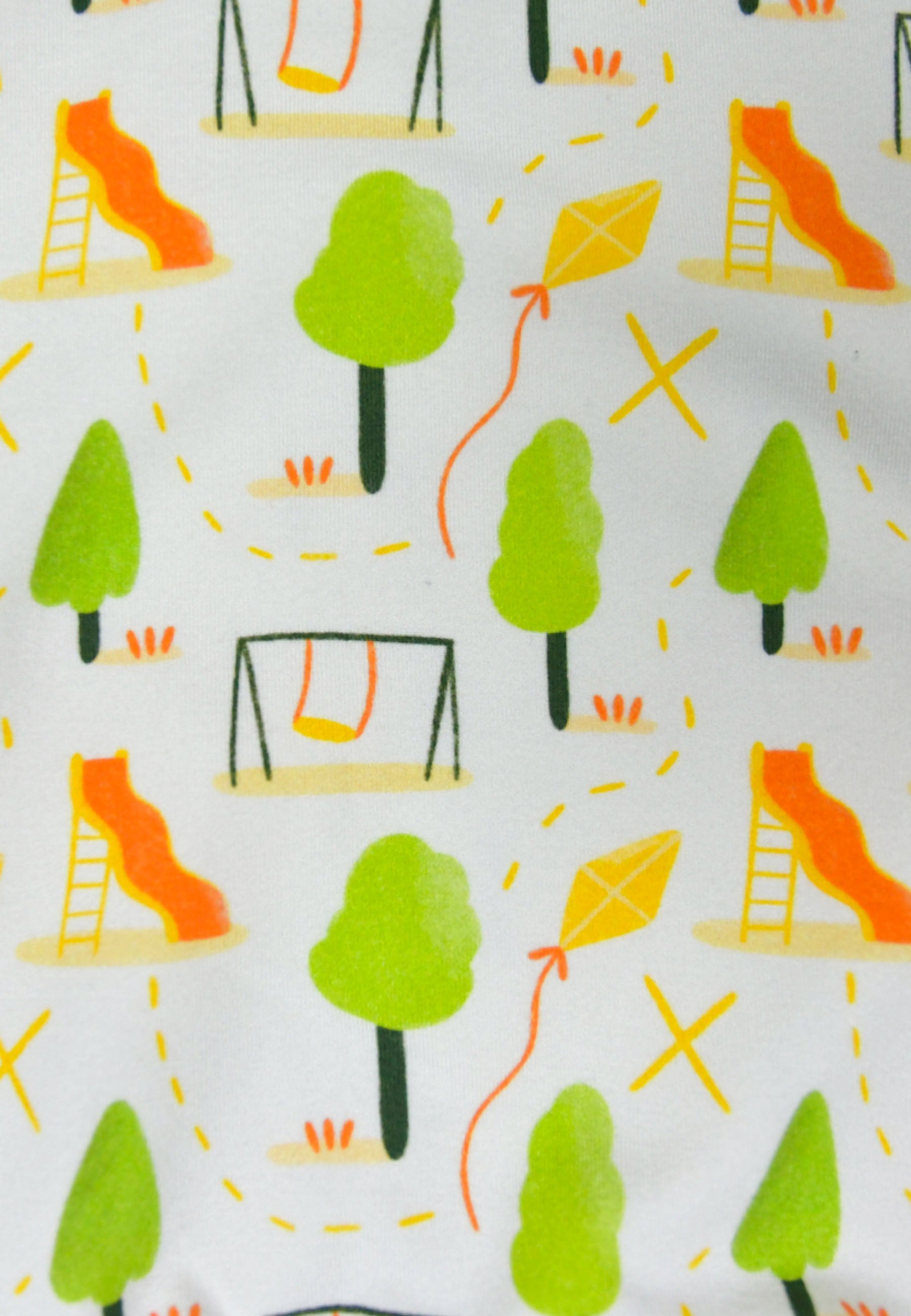 Tutina in Bamboo con Zip - Parco Giochi - Palloncino Blu