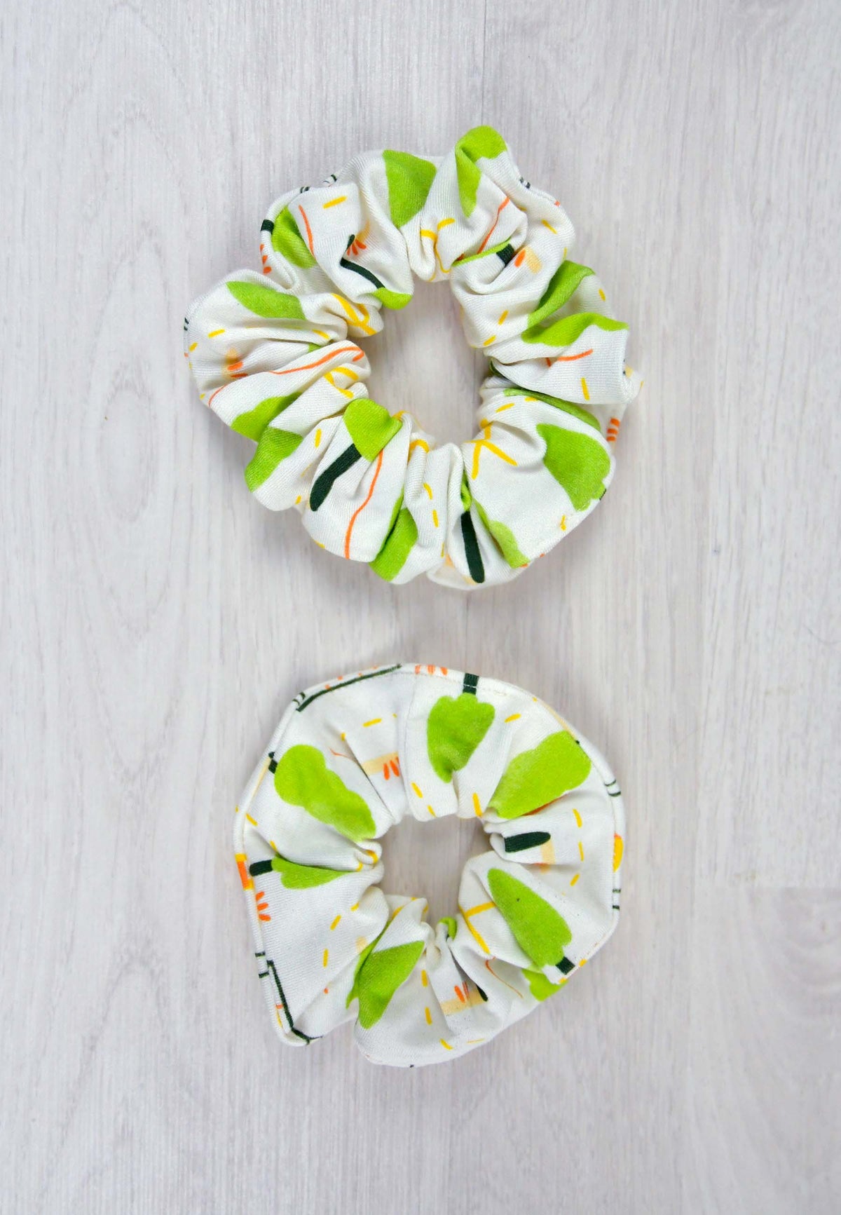 Chouchou (scrunchie) in bambù - Parchetto - Palloncino blu
