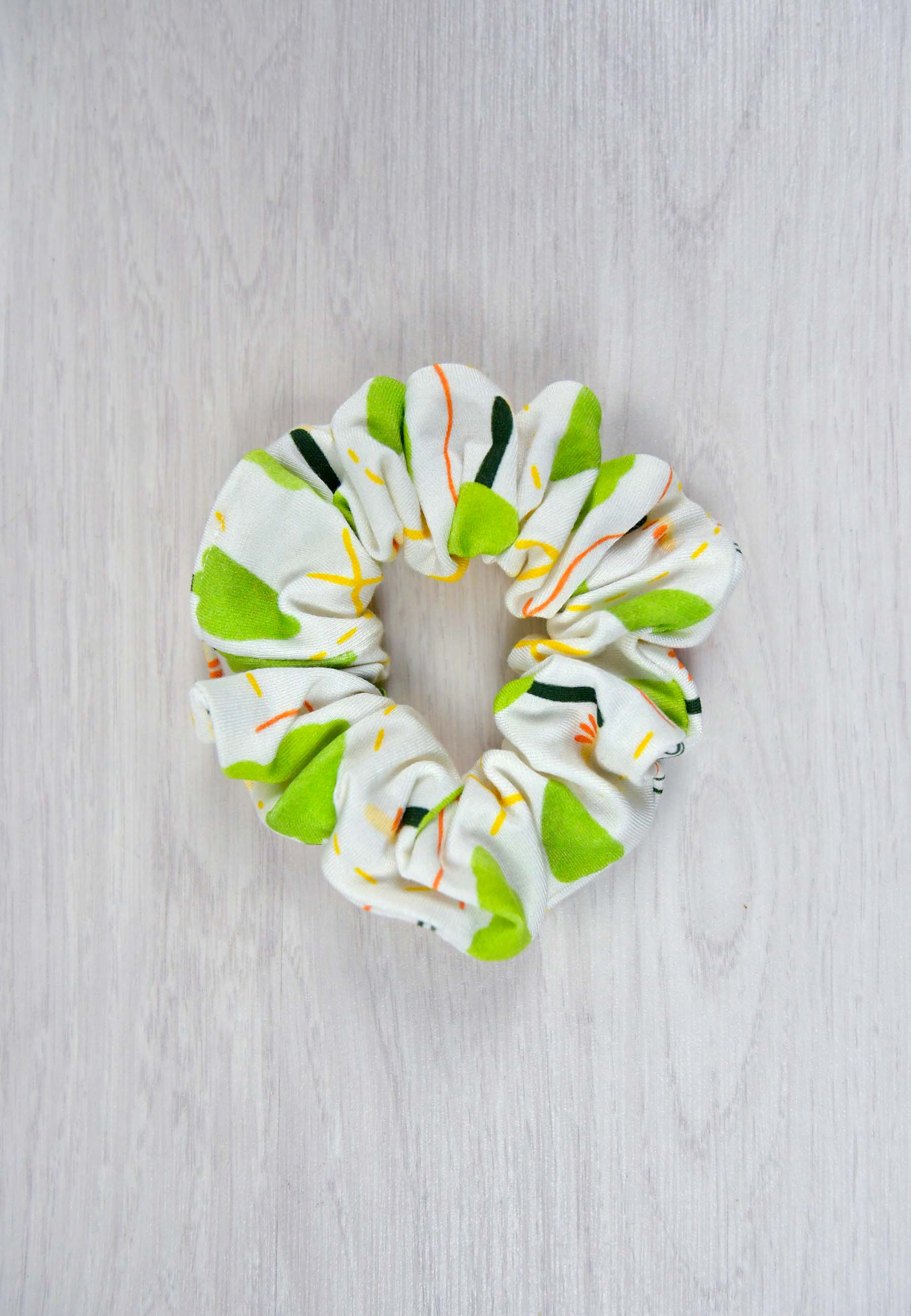 Chouchou in bambù (scrunchie) - Parchetto - Palloncino Blu