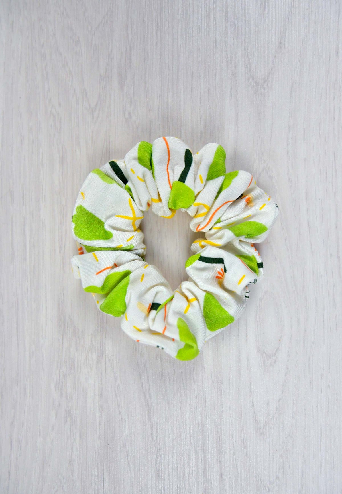 Chouchou (scrunchie) in bambù - Parchetto - Palloncino blu