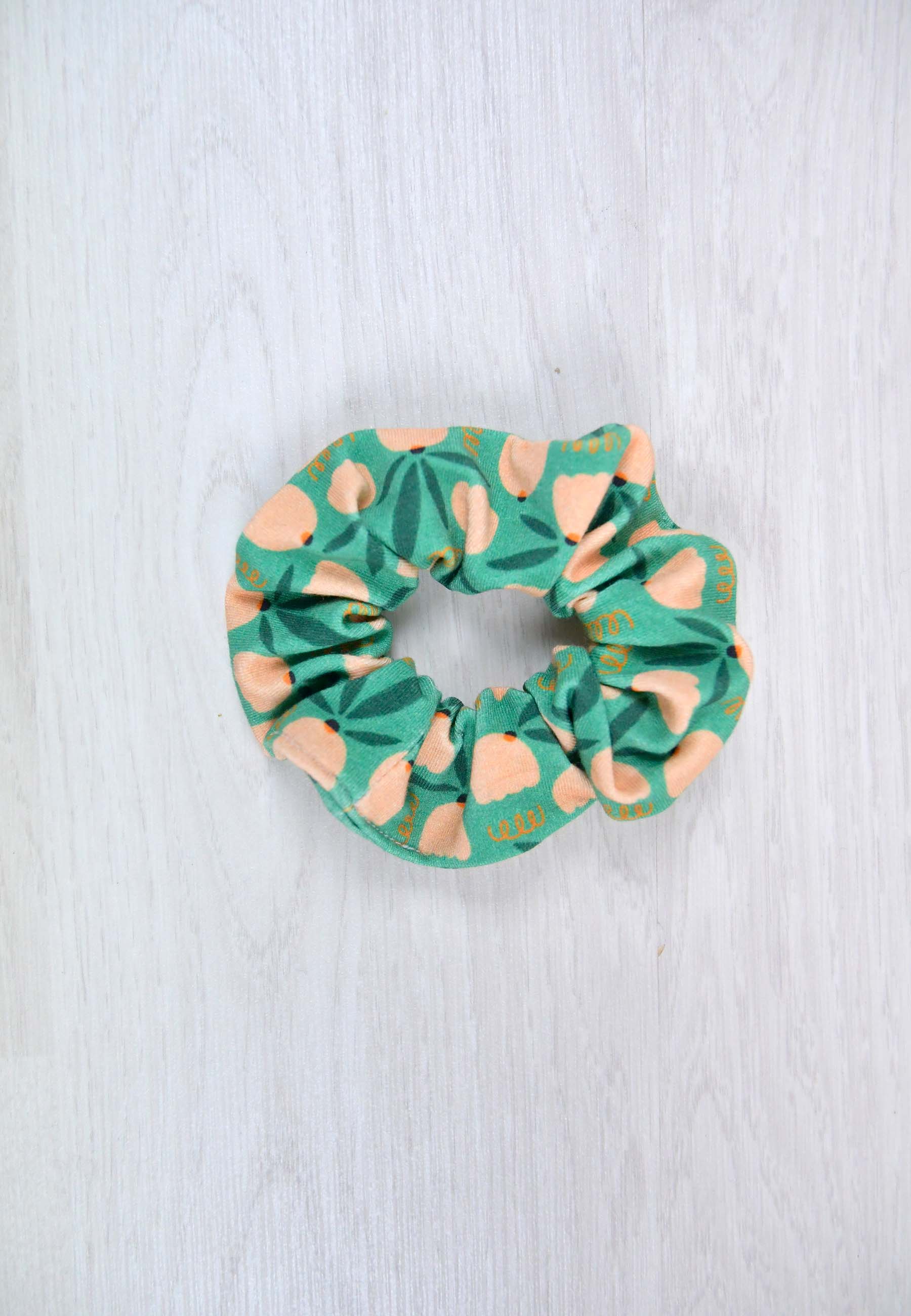 Bamboo Chouchou (scrunchie) - Tulips - Blue Balloon