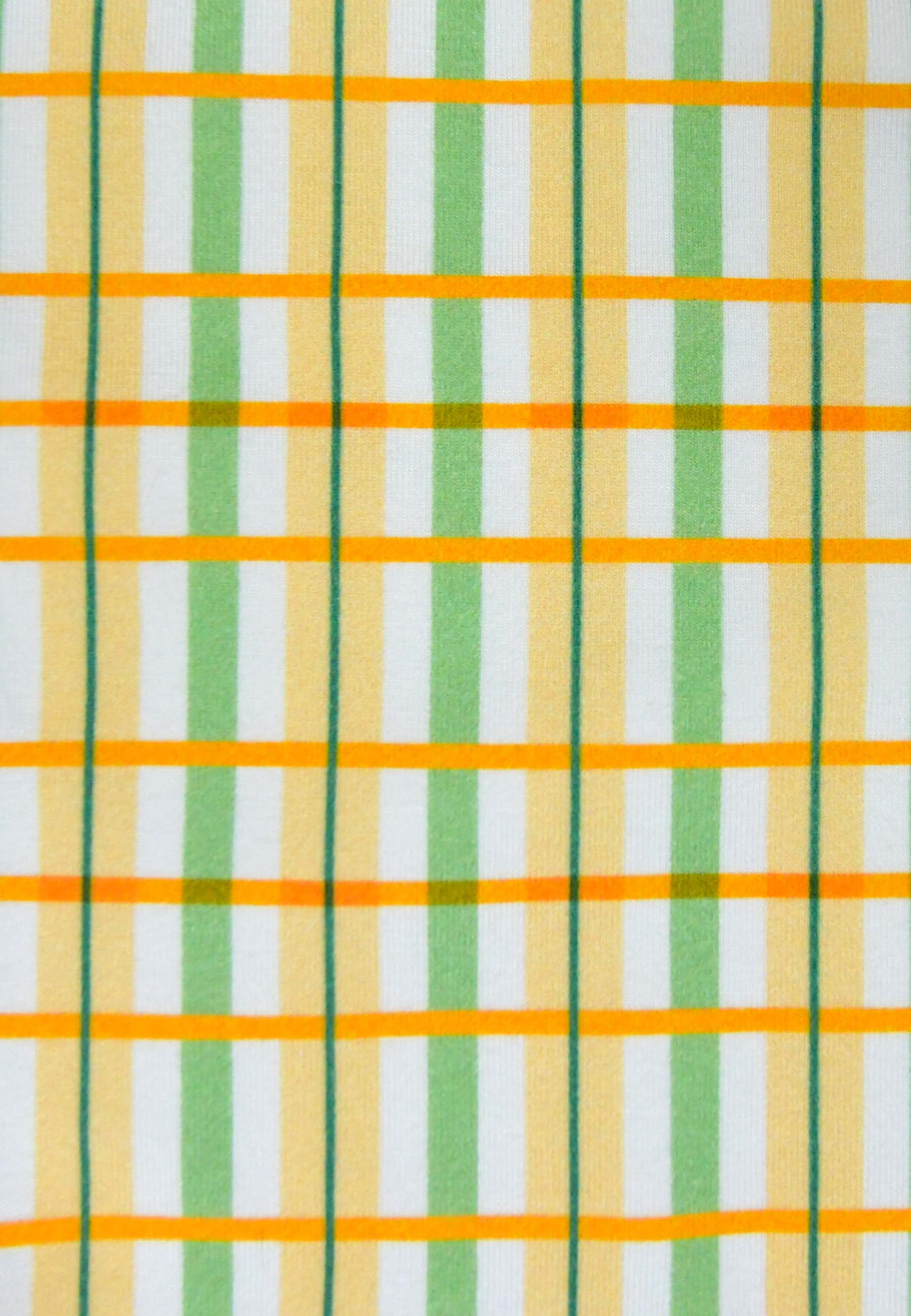 Pigiama in Bambù a Due Pezzi - Tartan Floreale Prato - Palloncino Blu