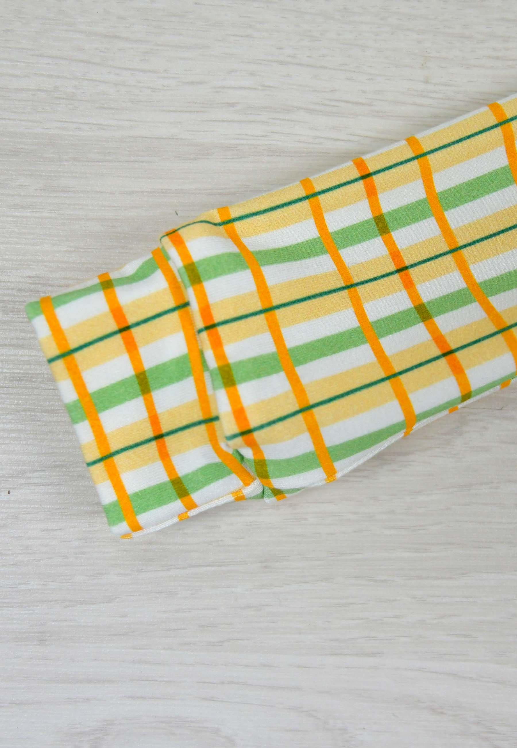 Tutina in Bambù con Zip - Tartan Prato Fiorito - Palloncino Blu