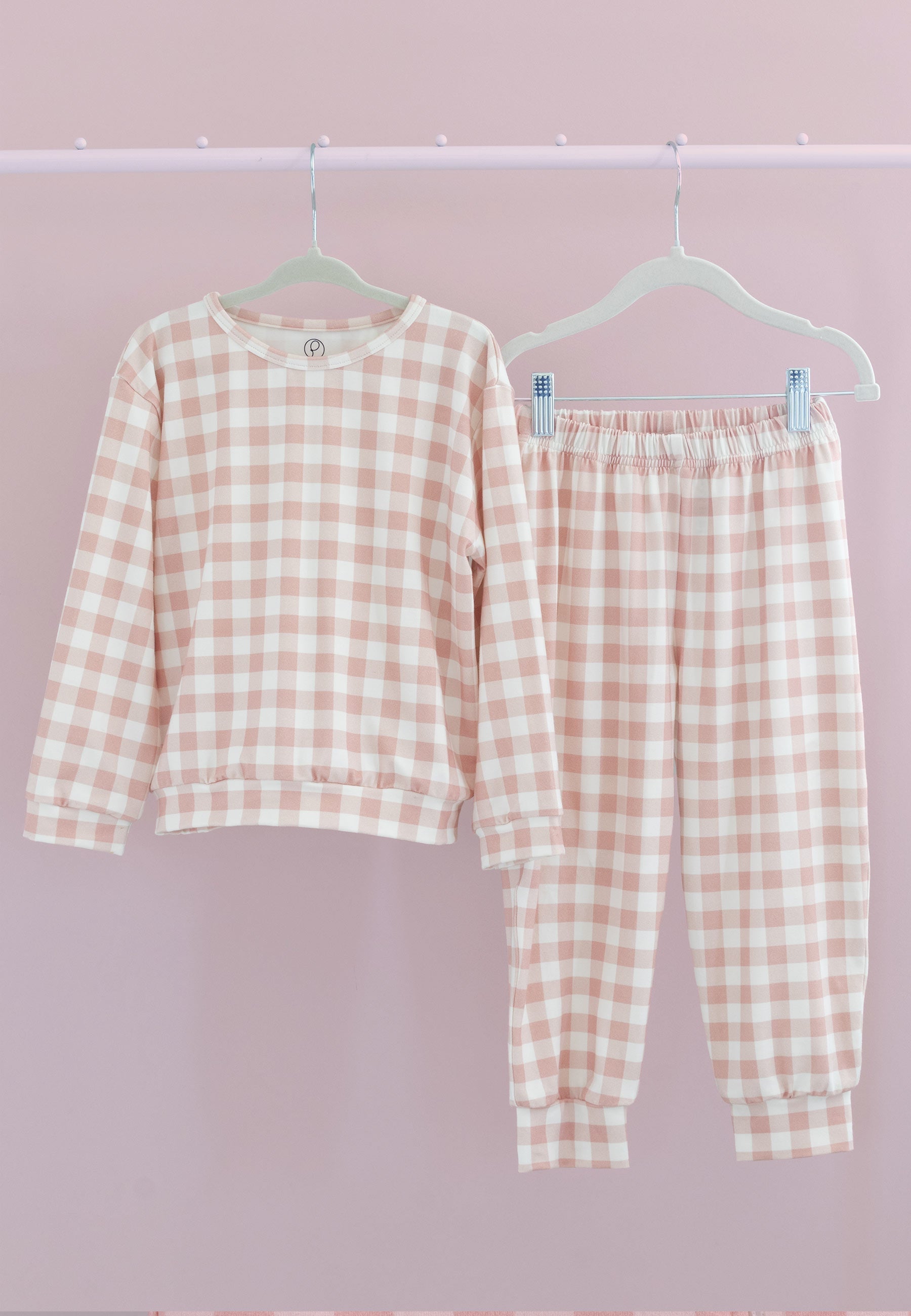 Two-Piece Bamboo Pajamas - Sakura - Blue Balloon