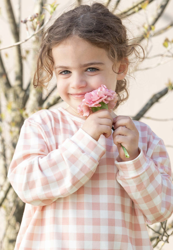 Two-Piece Bamboo Pajamas - Sakura - Blue Balloon