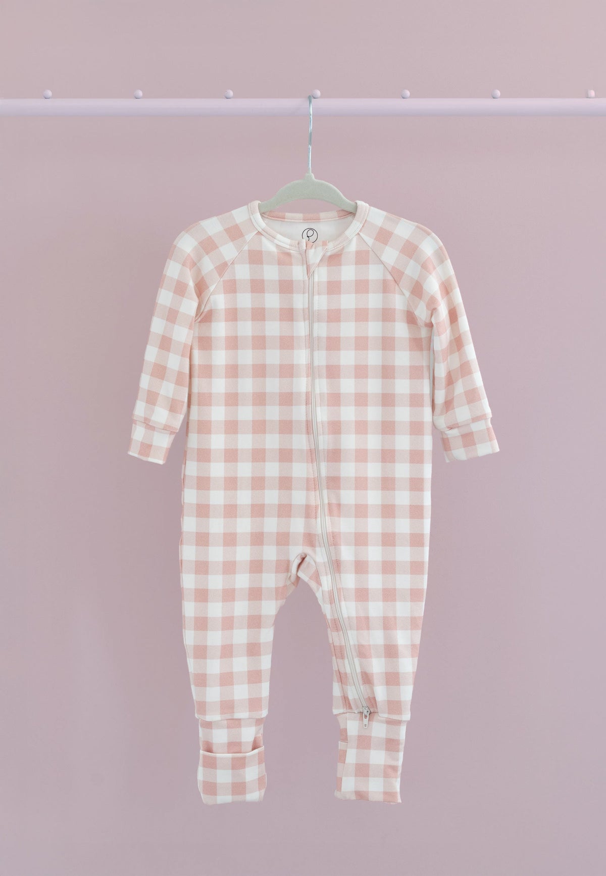 Tutina con zip in bambù - Sakura - Palloncino blu